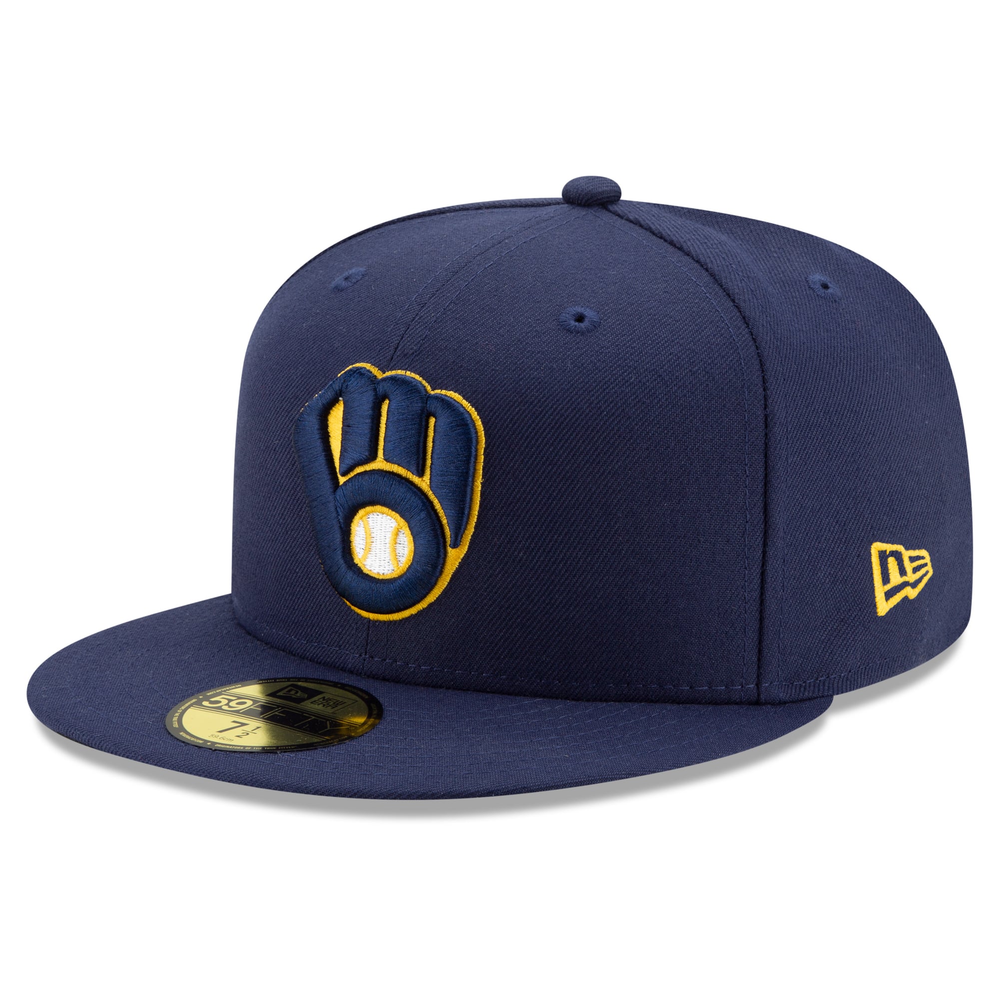 Casquette ajustée New Era 59FIFTY pour homme, bleu marine, Milwaukee Brewers, collection authentique Players' Weekend 2026