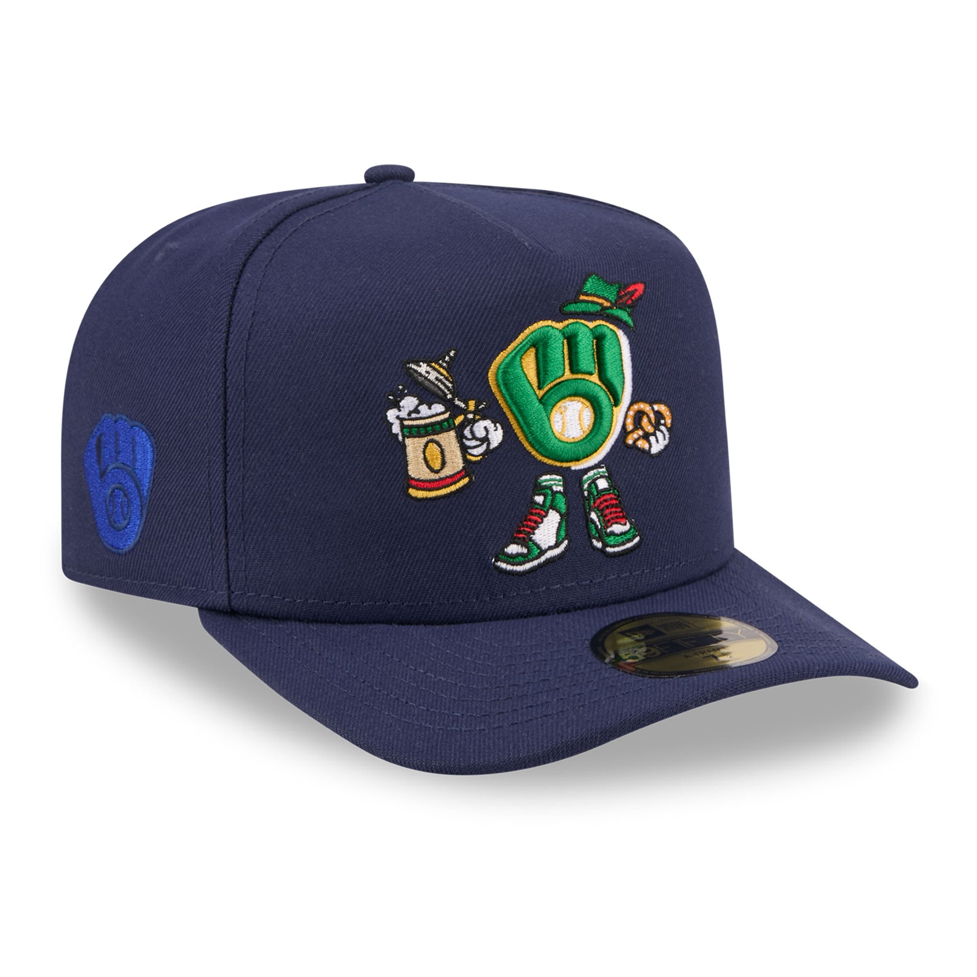 Casquette ajustée New Era 59FIFTY pour homme, bleu marine