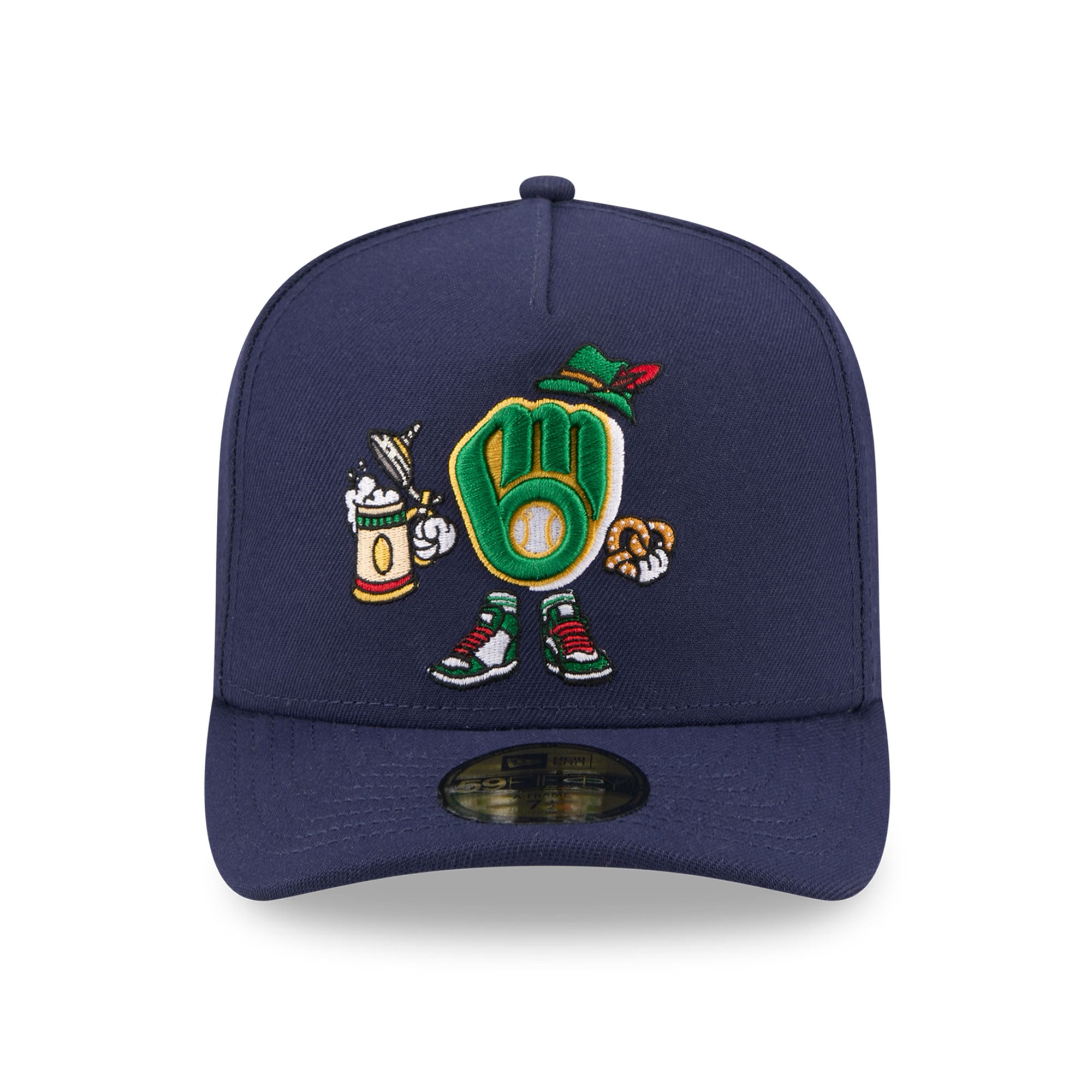Casquette ajustée New Era 59FIFTY pour homme, bleu marine