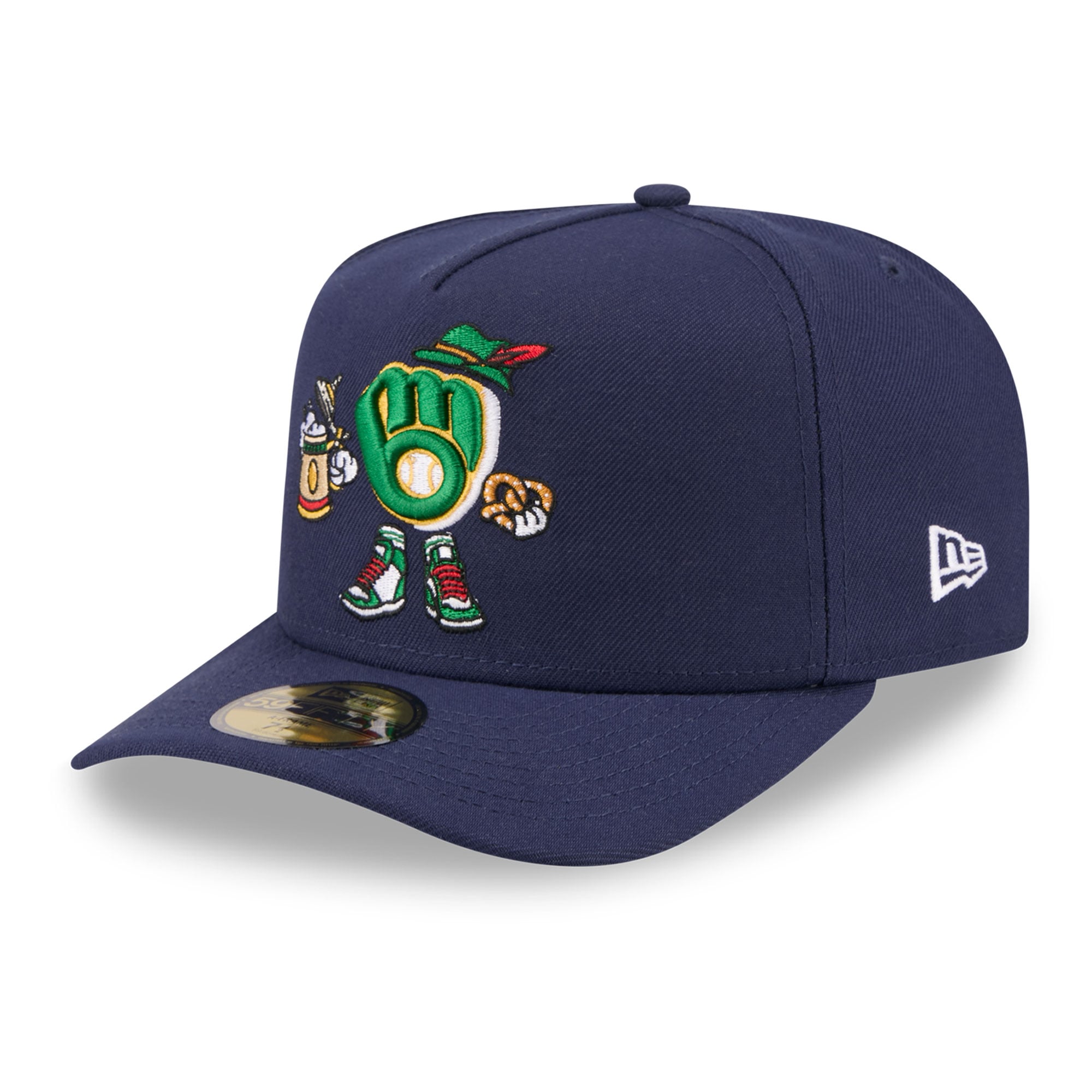 Casquette ajustée New Era 59FIFTY pour homme, bleu marine