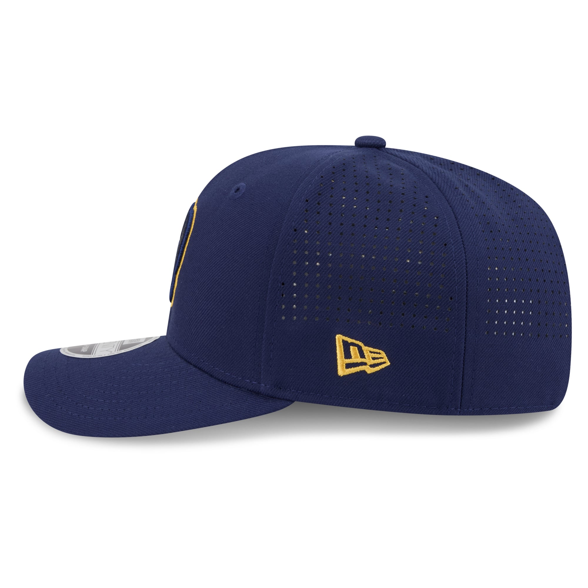 Casquette ajustable New Era Performance 9SEVENTY bleu marine pour homme