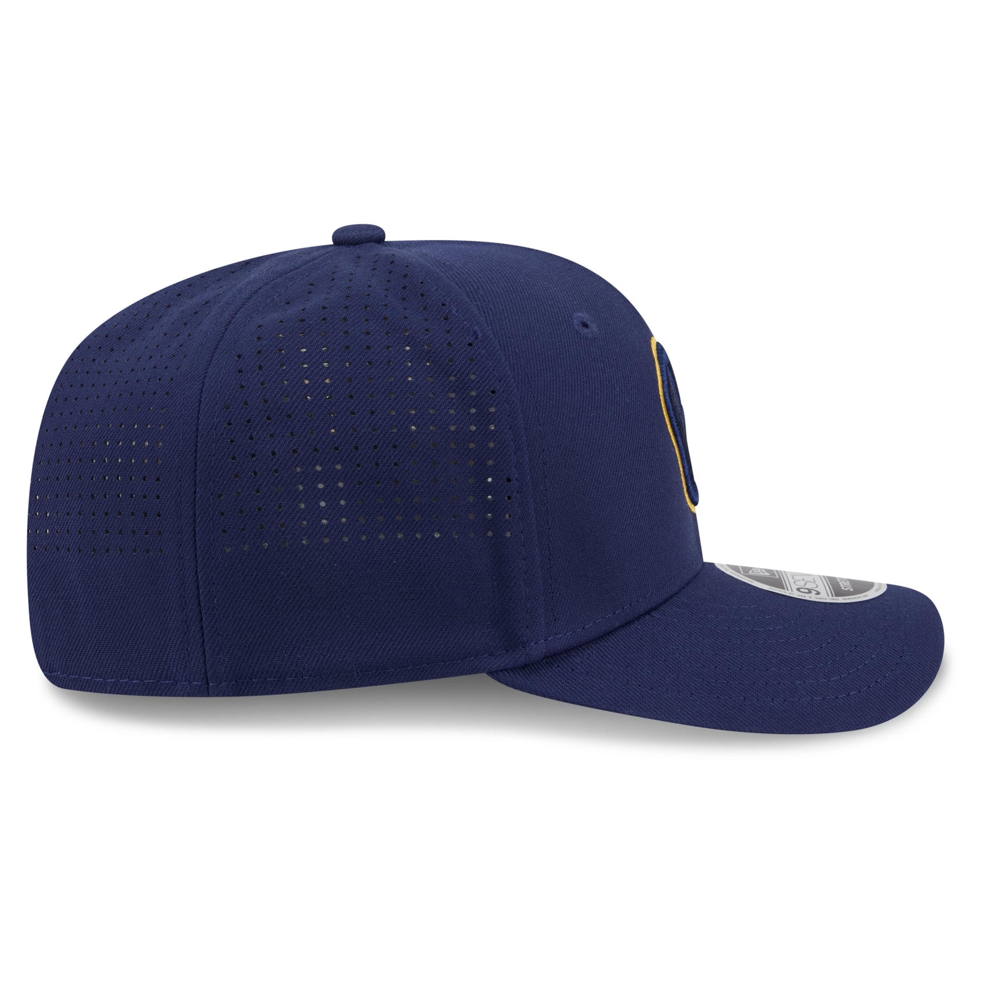 Casquette ajustable New Era Performance 9SEVENTY bleu marine pour homme