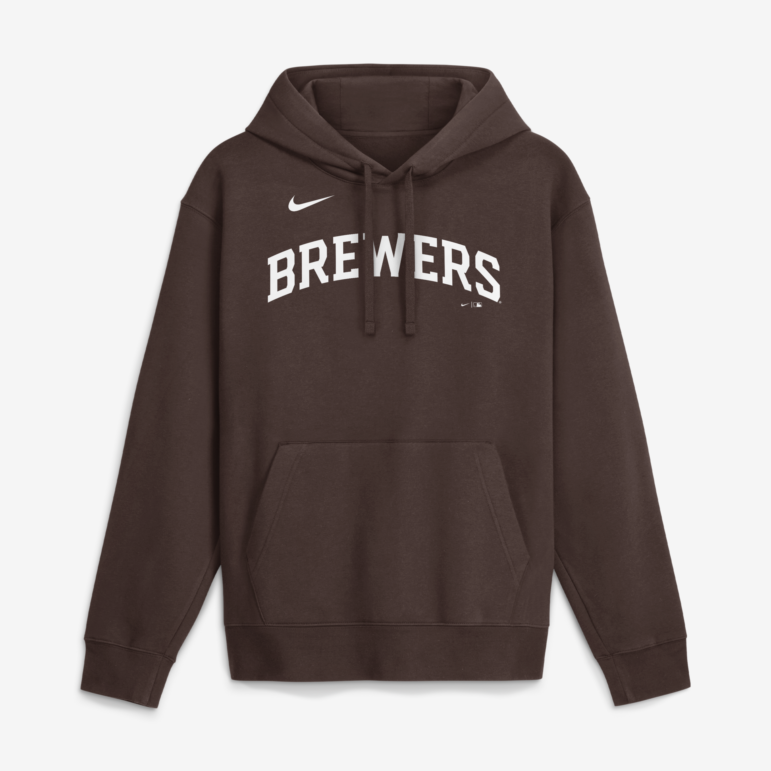 Sweat à capuche en polaire Nike marron Milwaukee Brewers Core Cinder Club pour homme