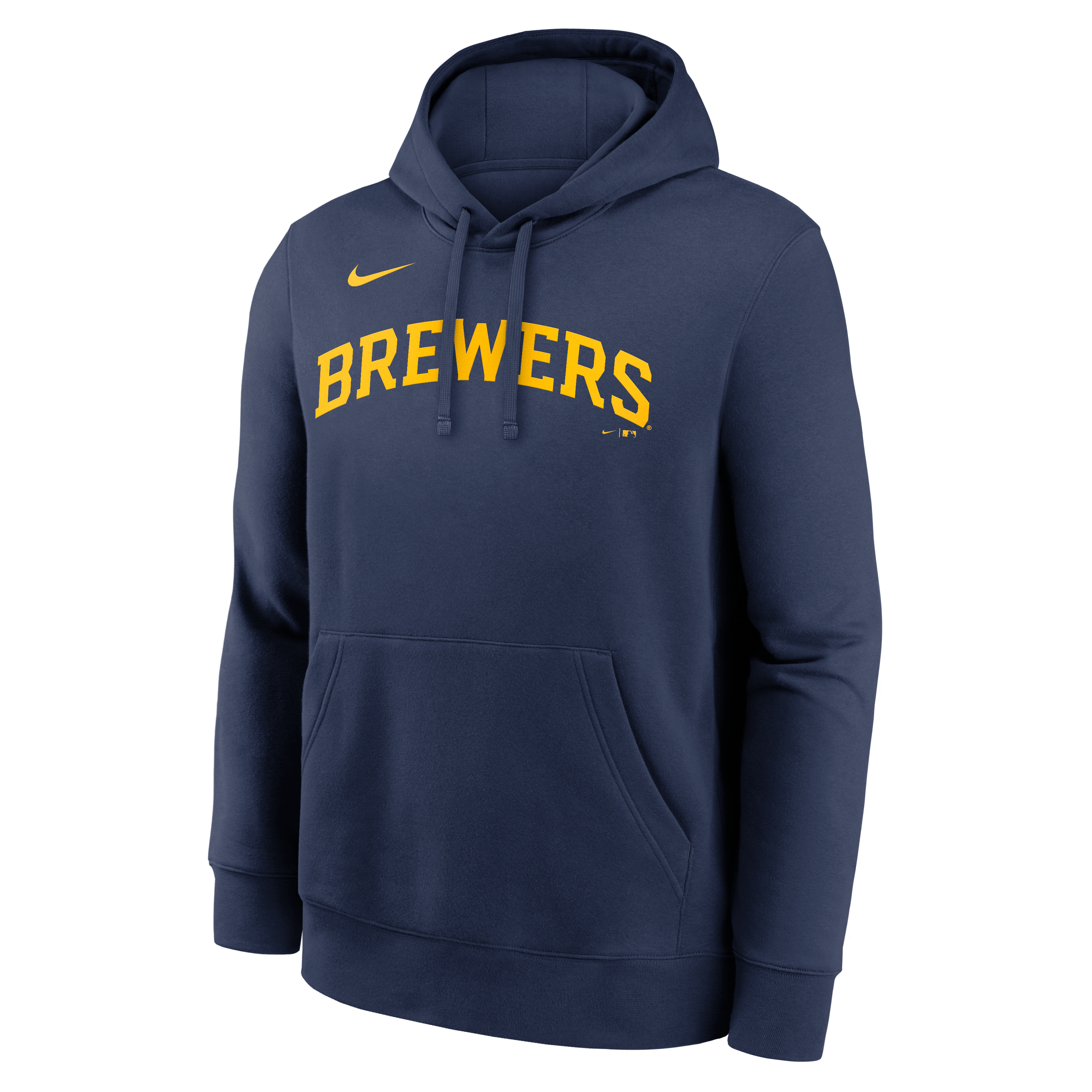 Sweat à capuche polaire Nike Christian Yelich bleu marine Milwaukee Brewers pour homme