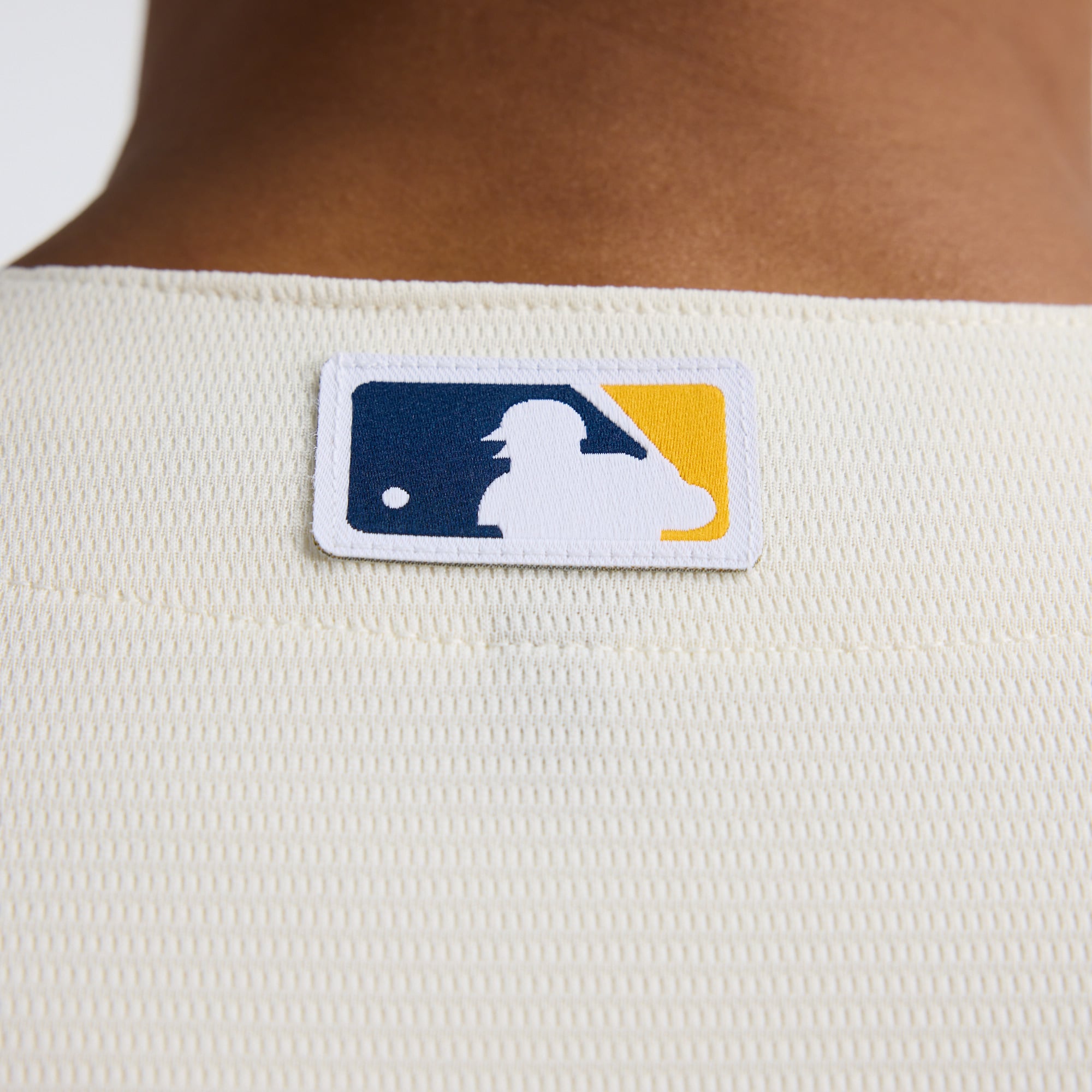 Men's Nike Cream Milwaukee Brewers Home Replica Team Jersey