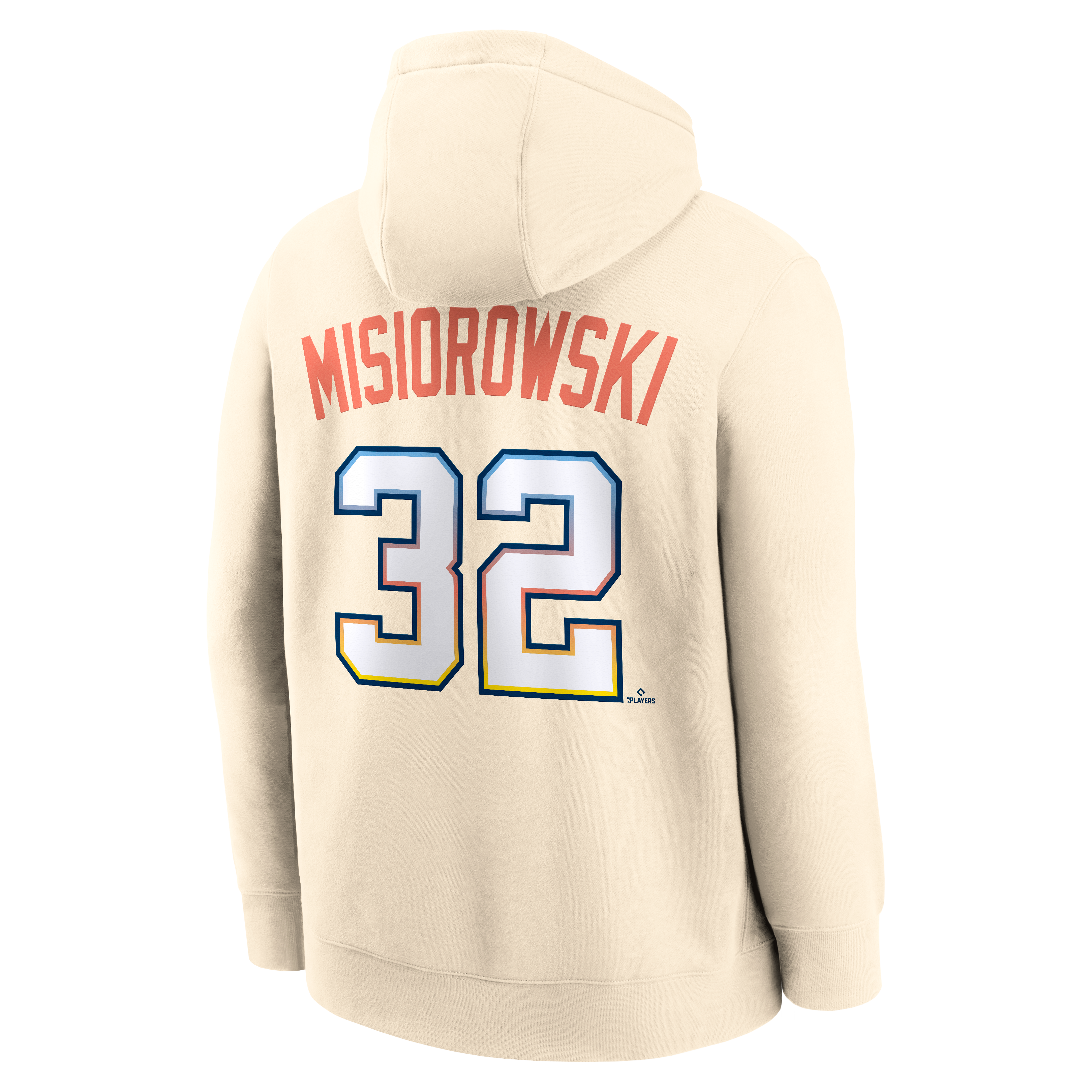 Sweat à capuche en polaire Nike Jacob Misiorowski bleu marine Milwaukee Brewers, avec nom et numéro.