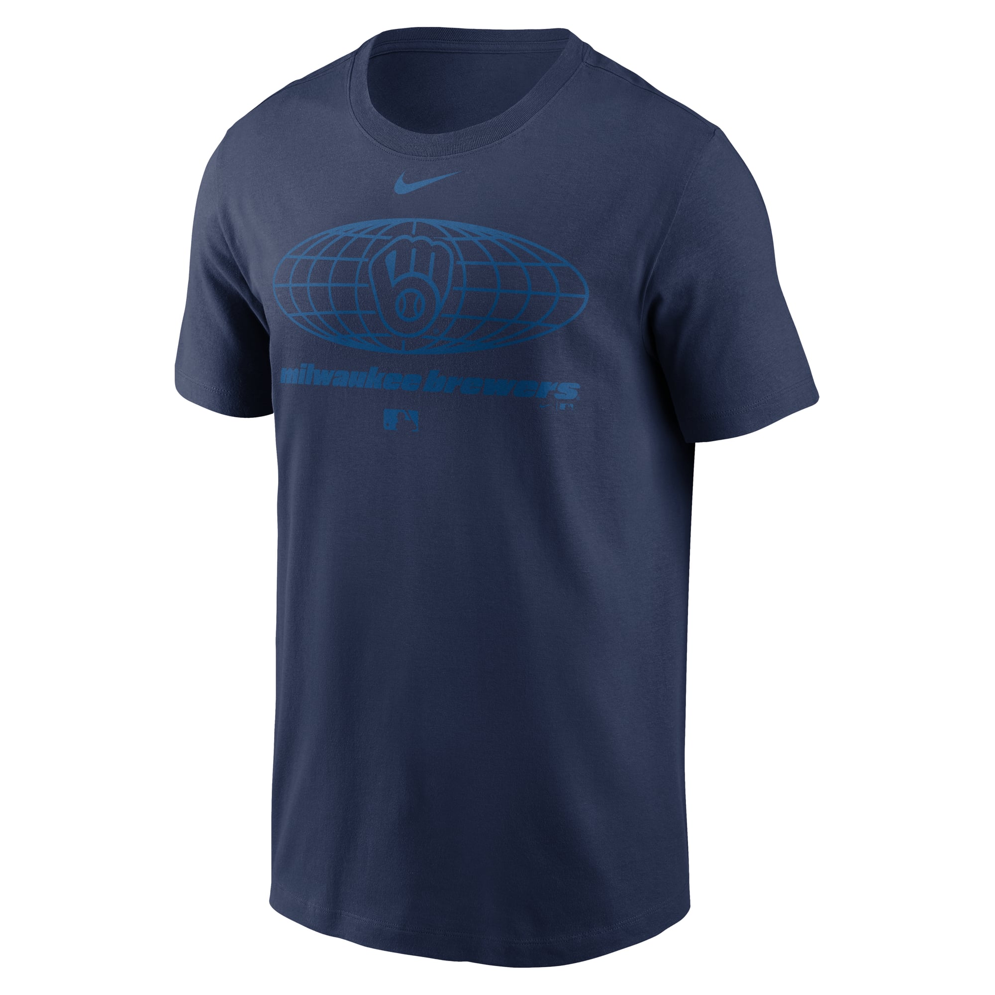 Men's Nike Navy Milwaukee Brewers Tonal Club T-Shirt