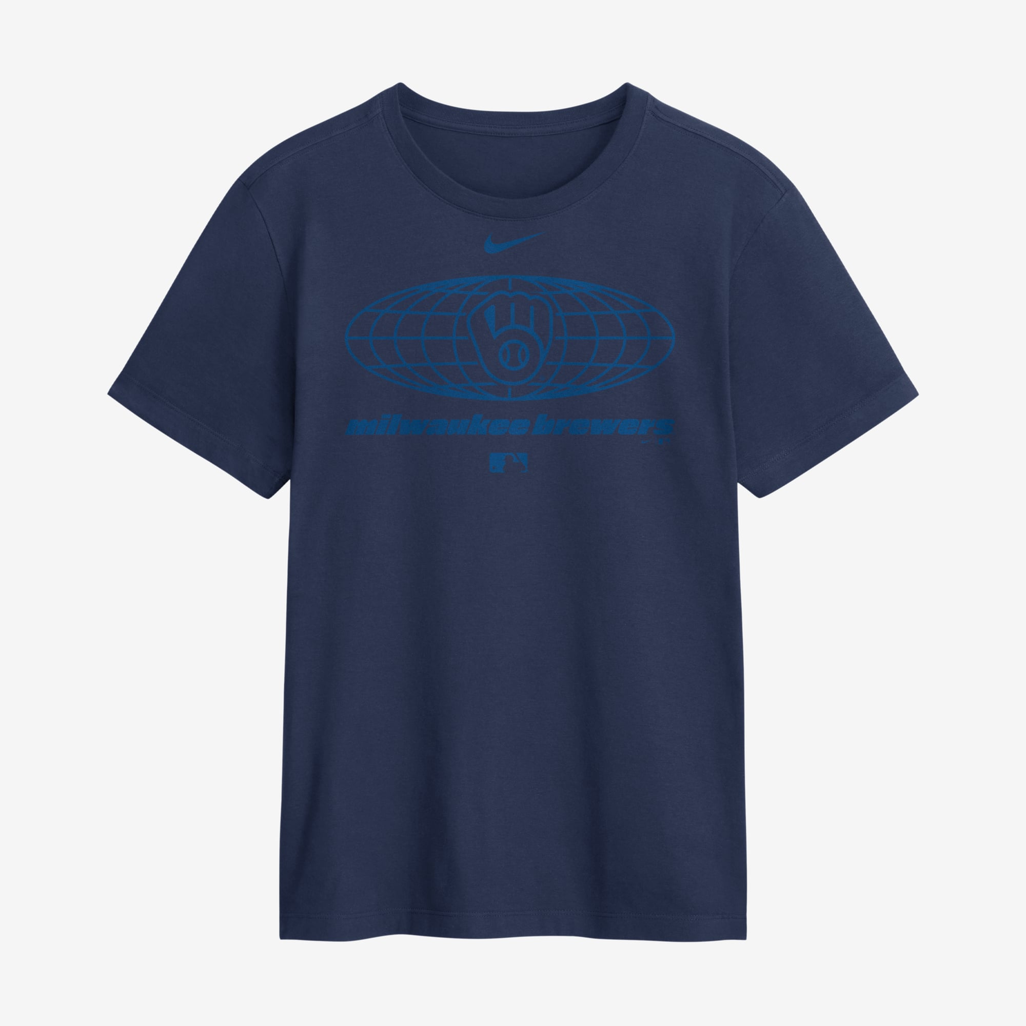 Men's Nike Navy Milwaukee Brewers Tonal Club T-Shirt