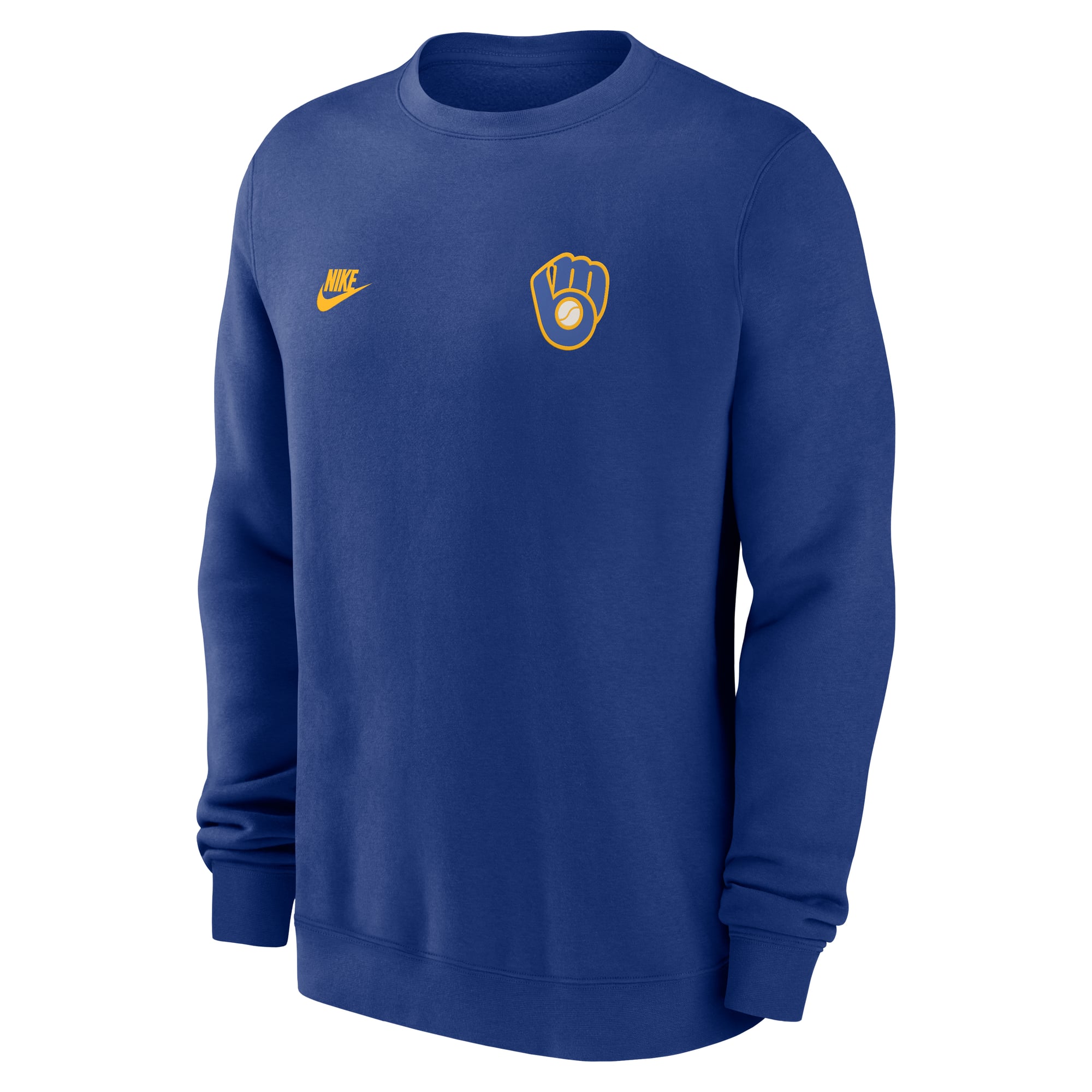 Men's Nike Royal Milwaukee Brewers Cooperstown Diamond Sweatshirt