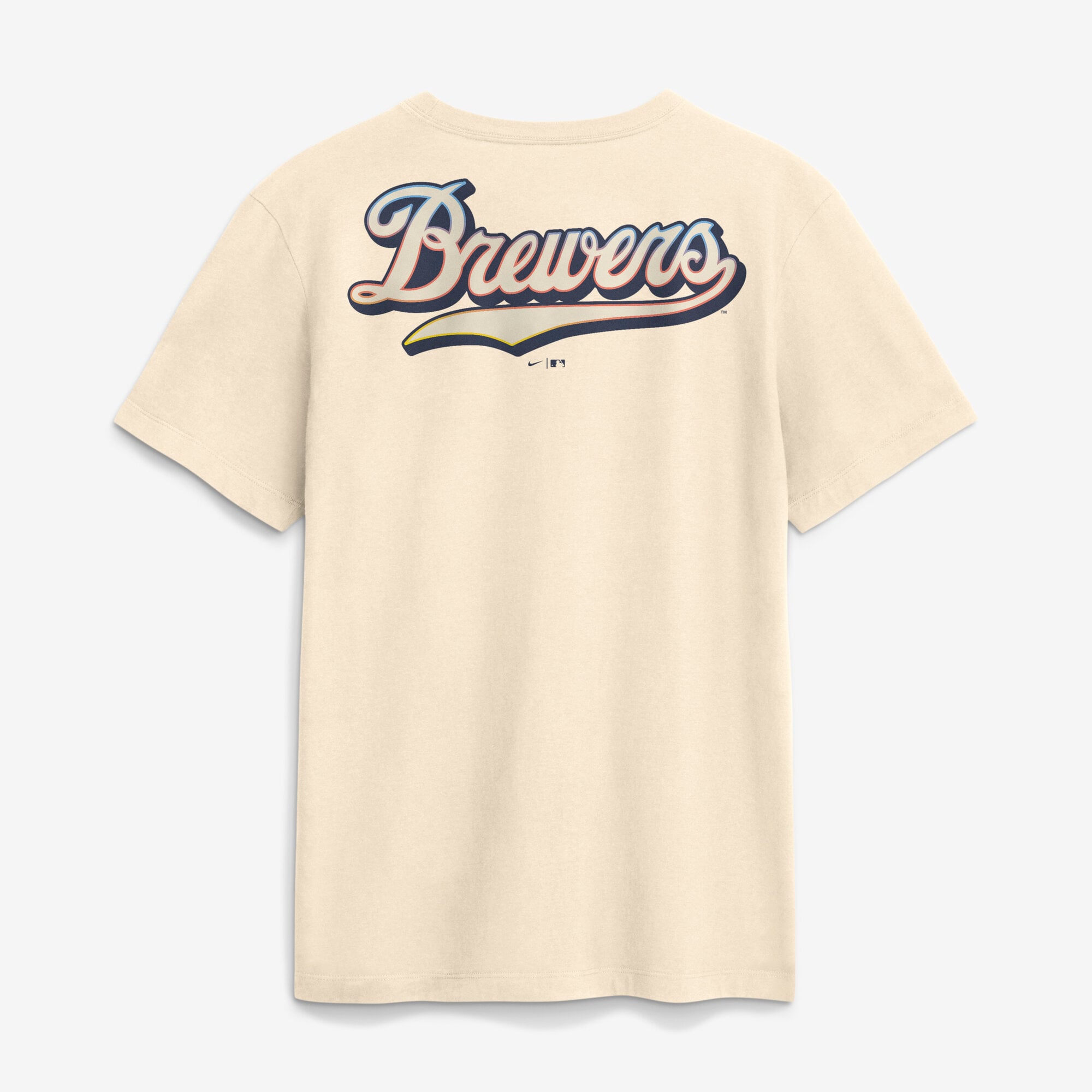 Men's Nike Tan Milwaukee Brewers City Connect Club T-Shirt