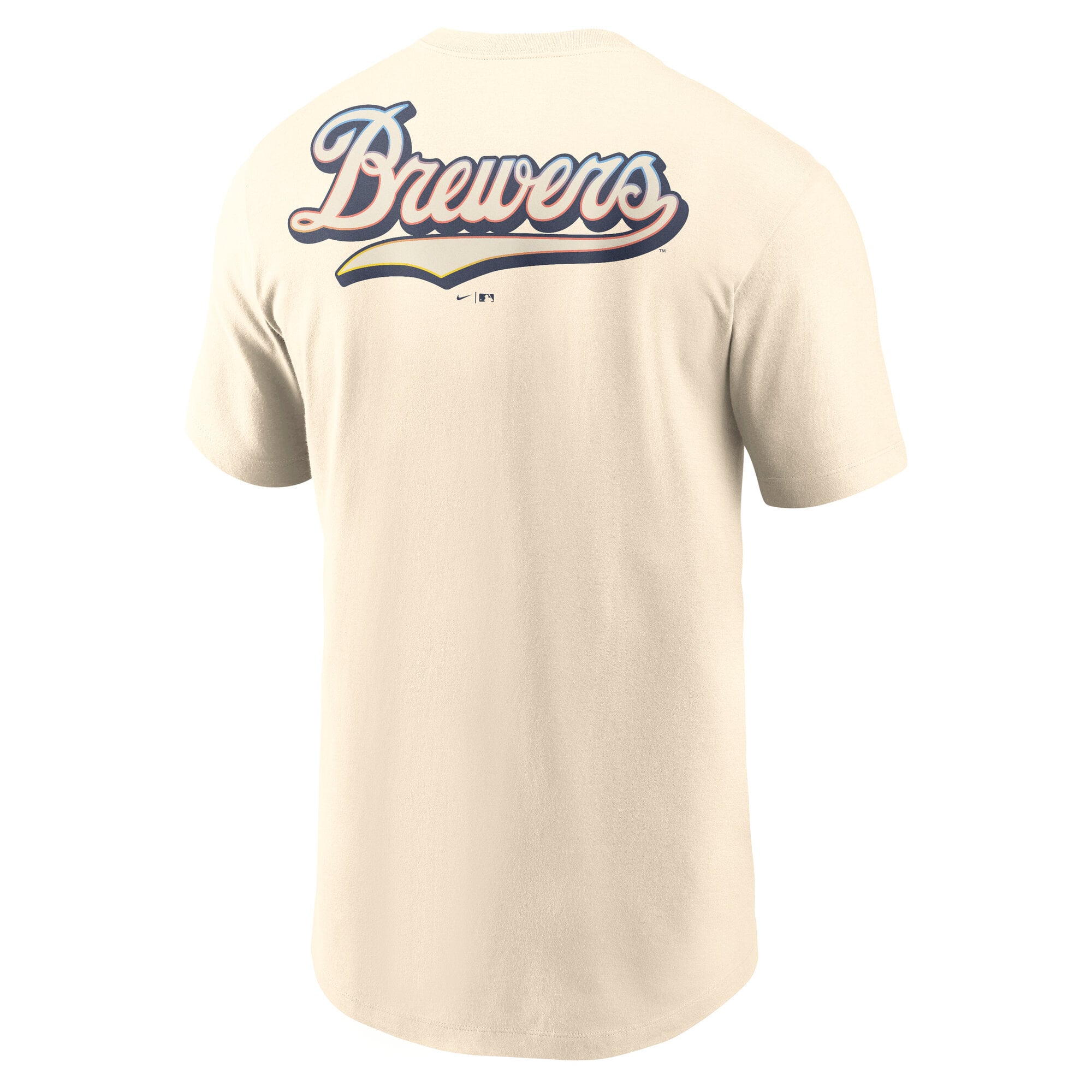 Men's Nike Tan Milwaukee Brewers City Connect Club T-Shirt