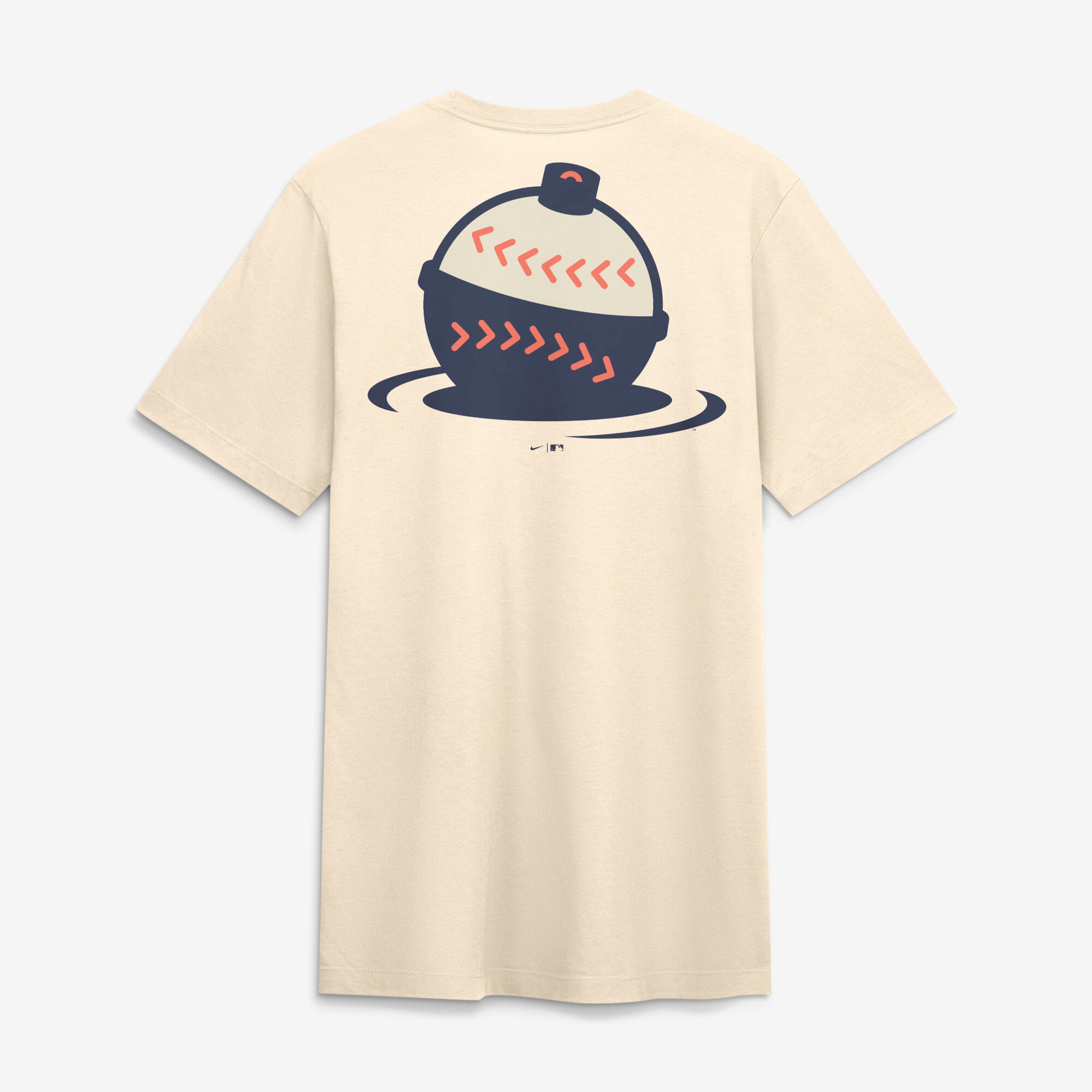 Men's Nike Tan Milwaukee Brewers City Connect Legacy Tri-Blend T-Shirt
