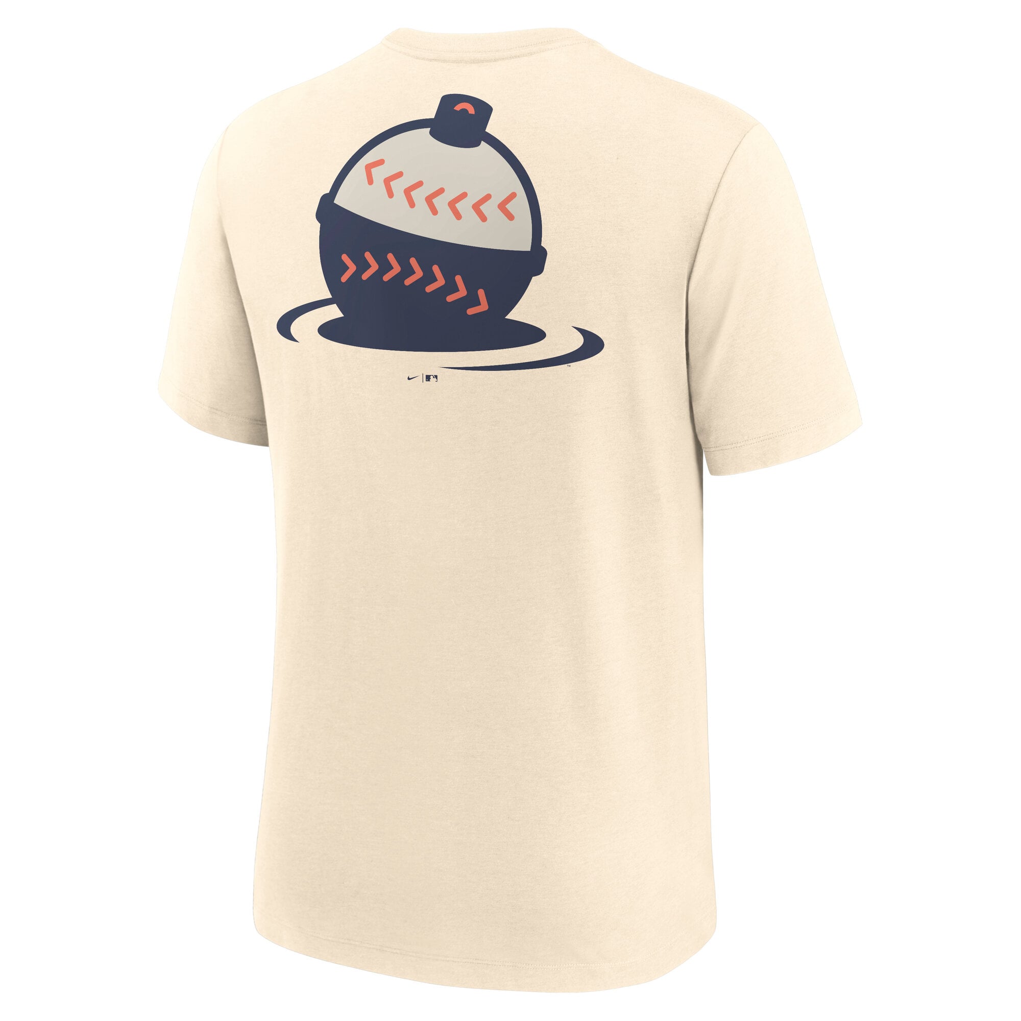 Men's Nike Tan Milwaukee Brewers City Connect Legacy Tri-Blend T-Shirt