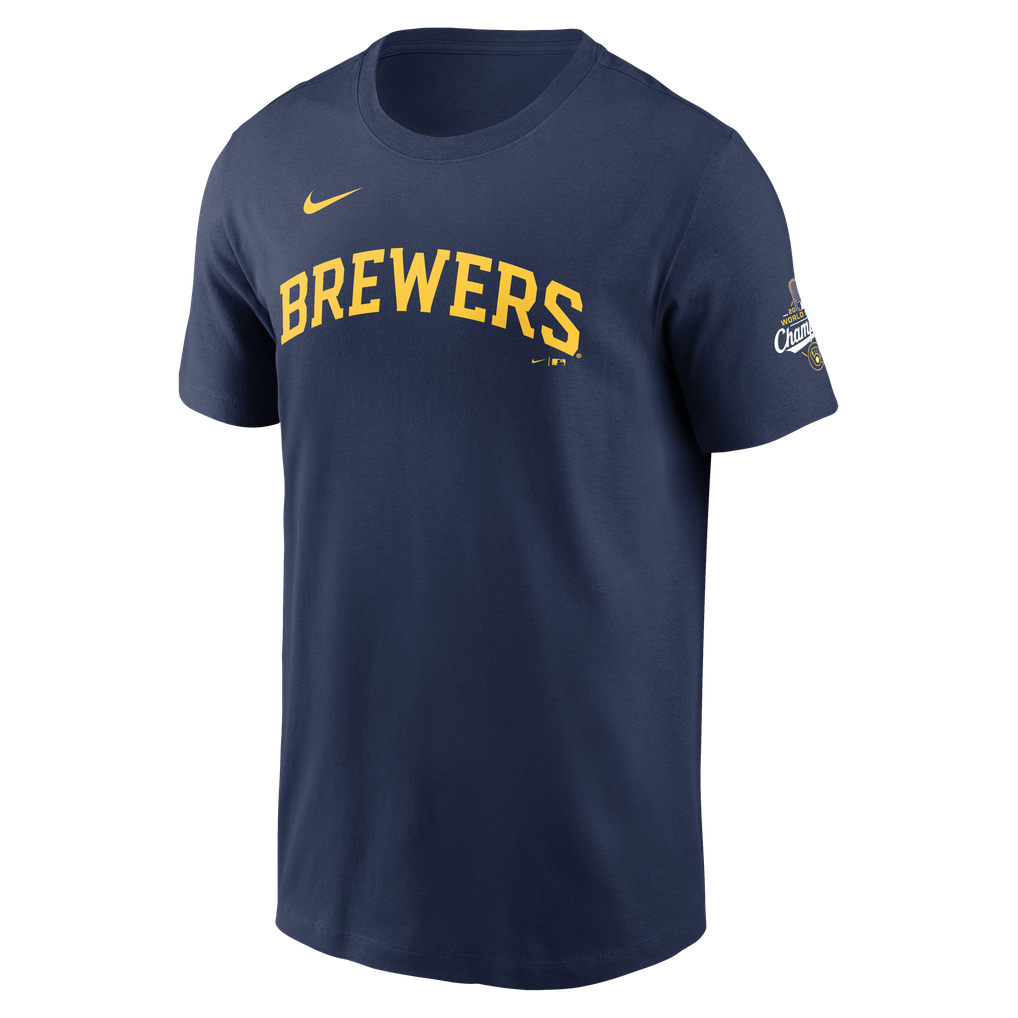 Men's Nike William Contreras Navy Milwaukee Brewers 2026 World Series ...