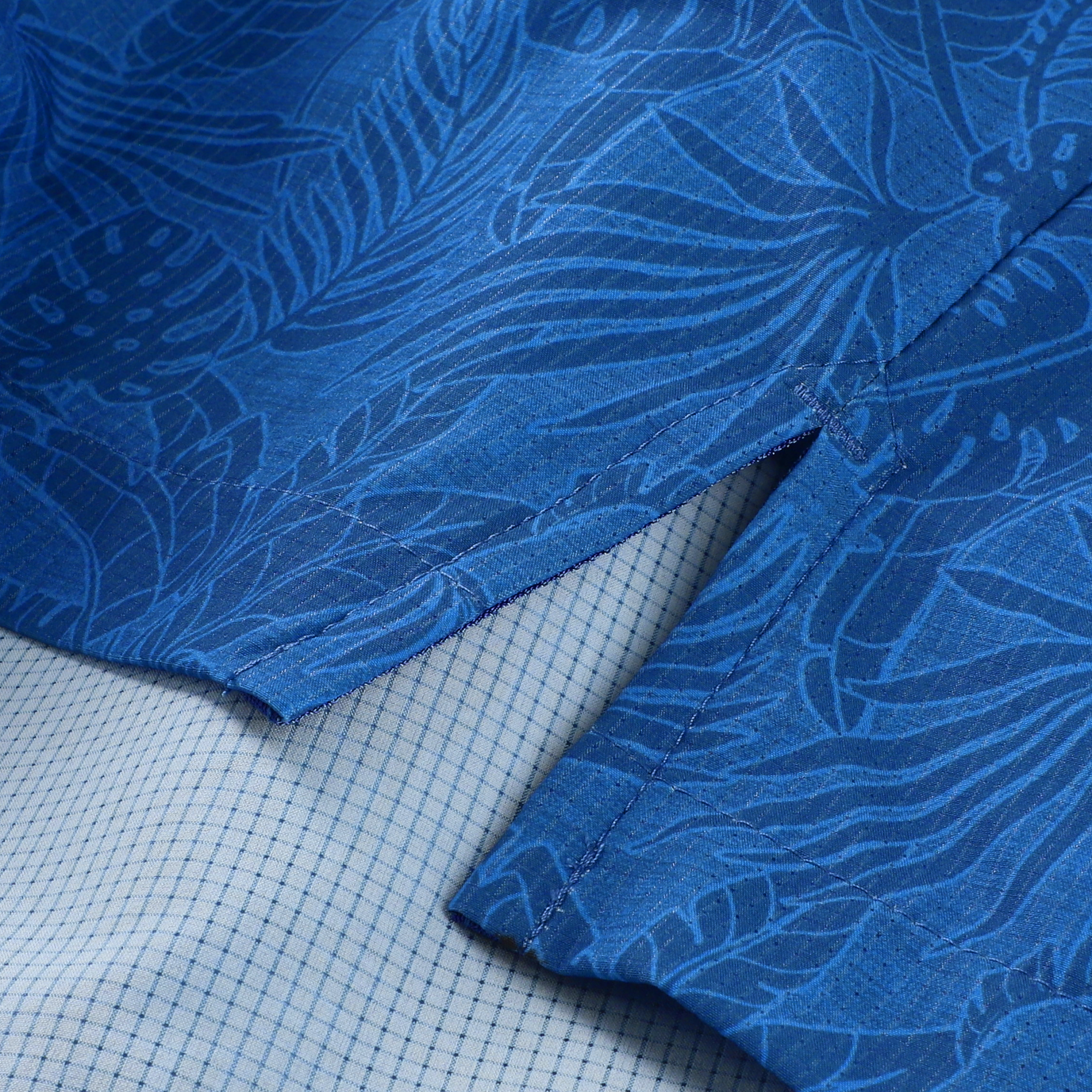 Chemise boutonnée Tommy Bahama Royal Milwaukee Brewers Saltwater Fronds IslandZone pour homme