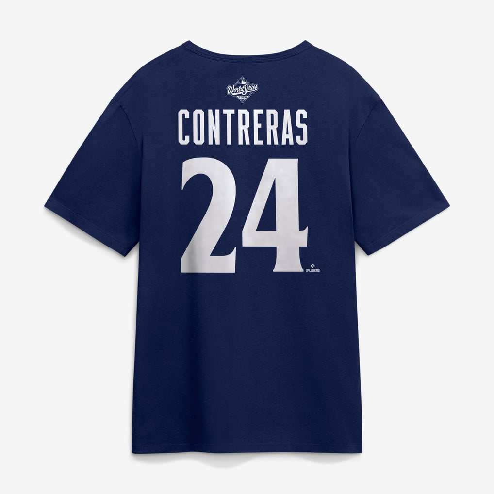 Men's William Contreras Navy Milwaukee Brewers 2026 World Series Name ...