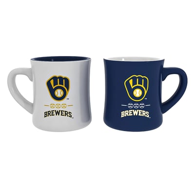 Milwaukee Brewers 10 oz. Ceramic Coffee Cup Gift Set