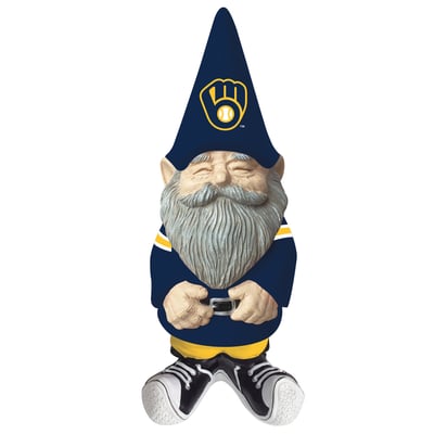 Milwaukee Brewers 11'' Resin Garden Gnome