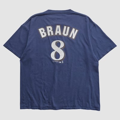 Milwaukee Brewers Genuine Merchandise 2008 T-shirt - Navy - 2XL by Fanatics Real Vintage