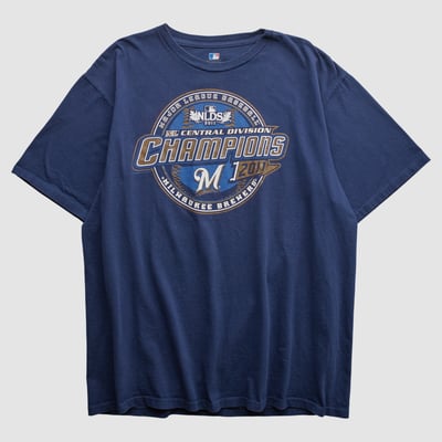 Milwaukee Brewers Genuine Merchandise 2011 T-shirt - Navy - XL by Fanatics Real Vintage