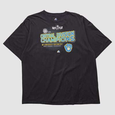 Milwaukee Brewers Majestic 2011 T-shirt - Black - 2XL by Fanatics Real Vintage