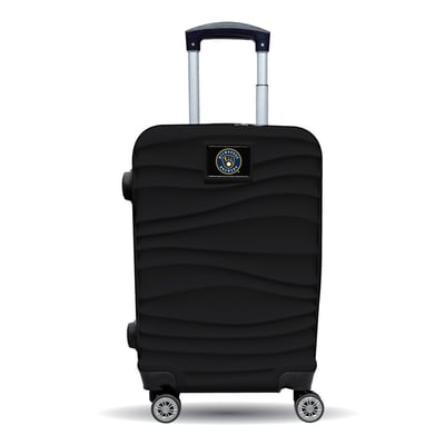 Milwaukee Brewers MOJO Black Color Blitz Carry-On Hardcase Spinner Luggage
