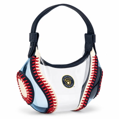 Milwaukee Brewers Montana West Clear Slouchy Shoulder Bag