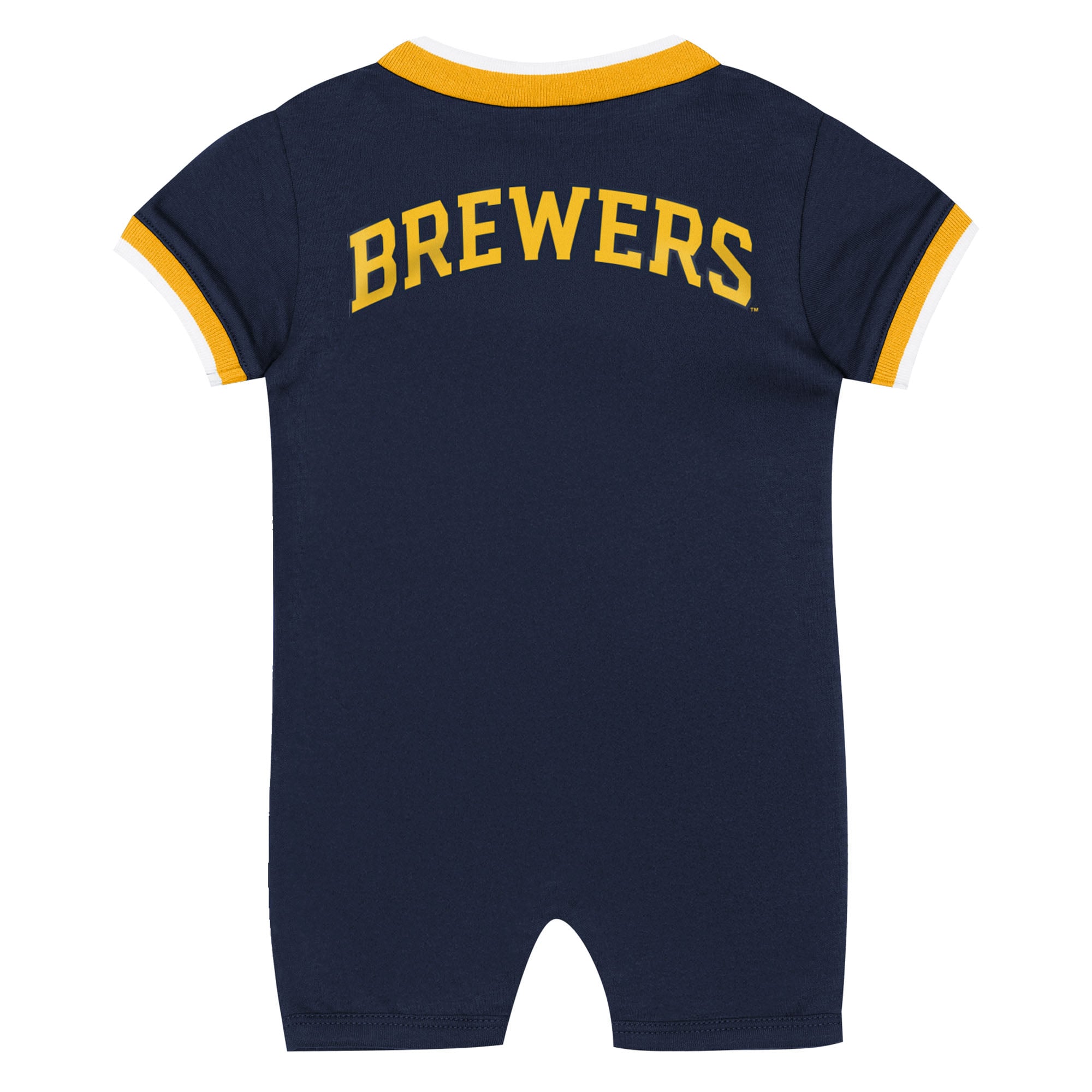 Grenouillère Outerstuff bleu marine Milwaukee Brewers pour nouveau-né