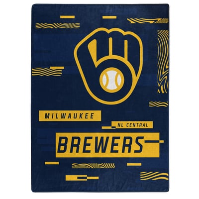  Milwaukee Brewers The Northwest Group 50" x 60" Digitize Raschel Throw Blanket