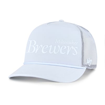Milwaukee Brewers '47 Unisex Foundation Script Hitch Adjustable Trucker Hat - Light Blue