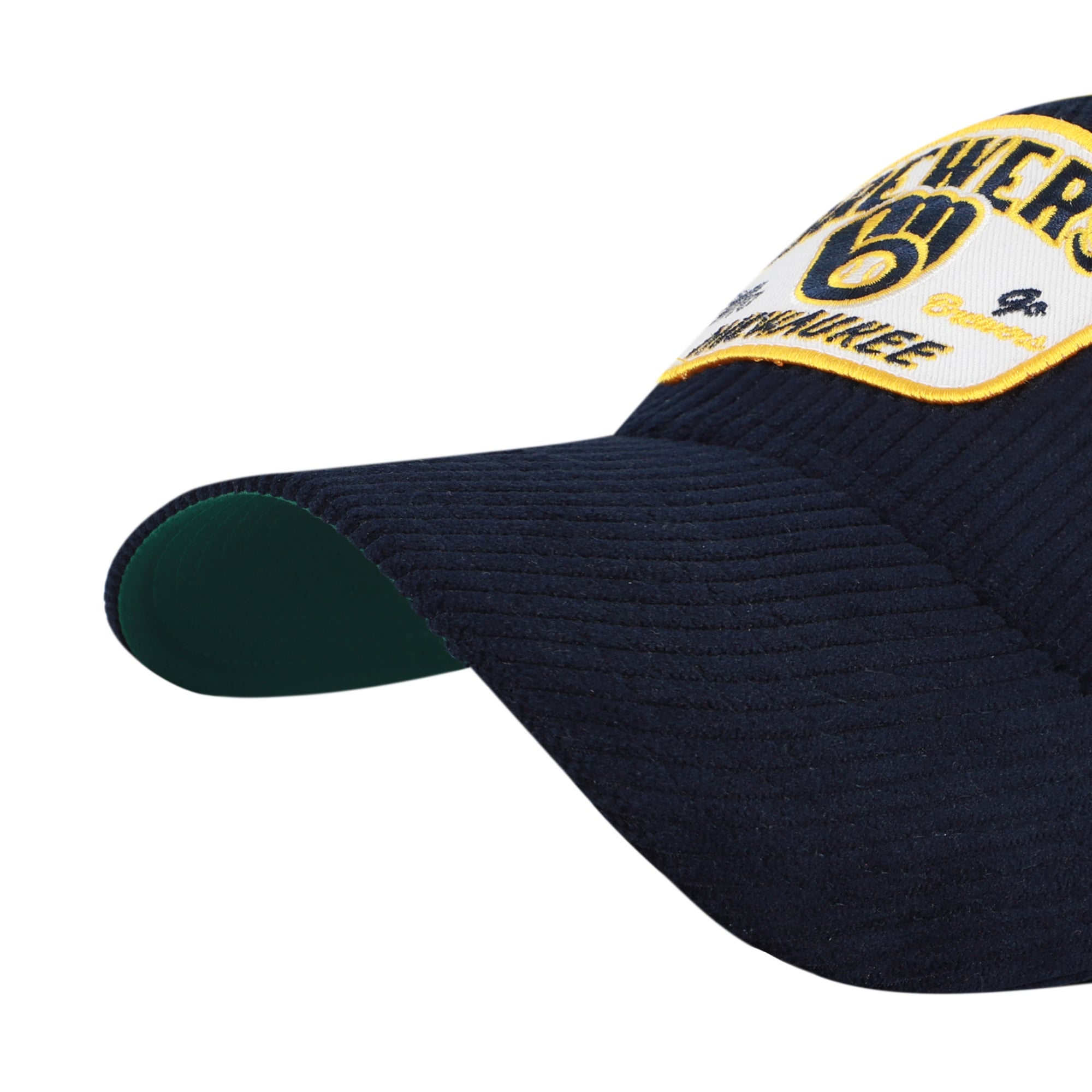 Casquette unisexe ajustable '47 Navy Milwaukee Brewers Accordia en velours côtelé MVP