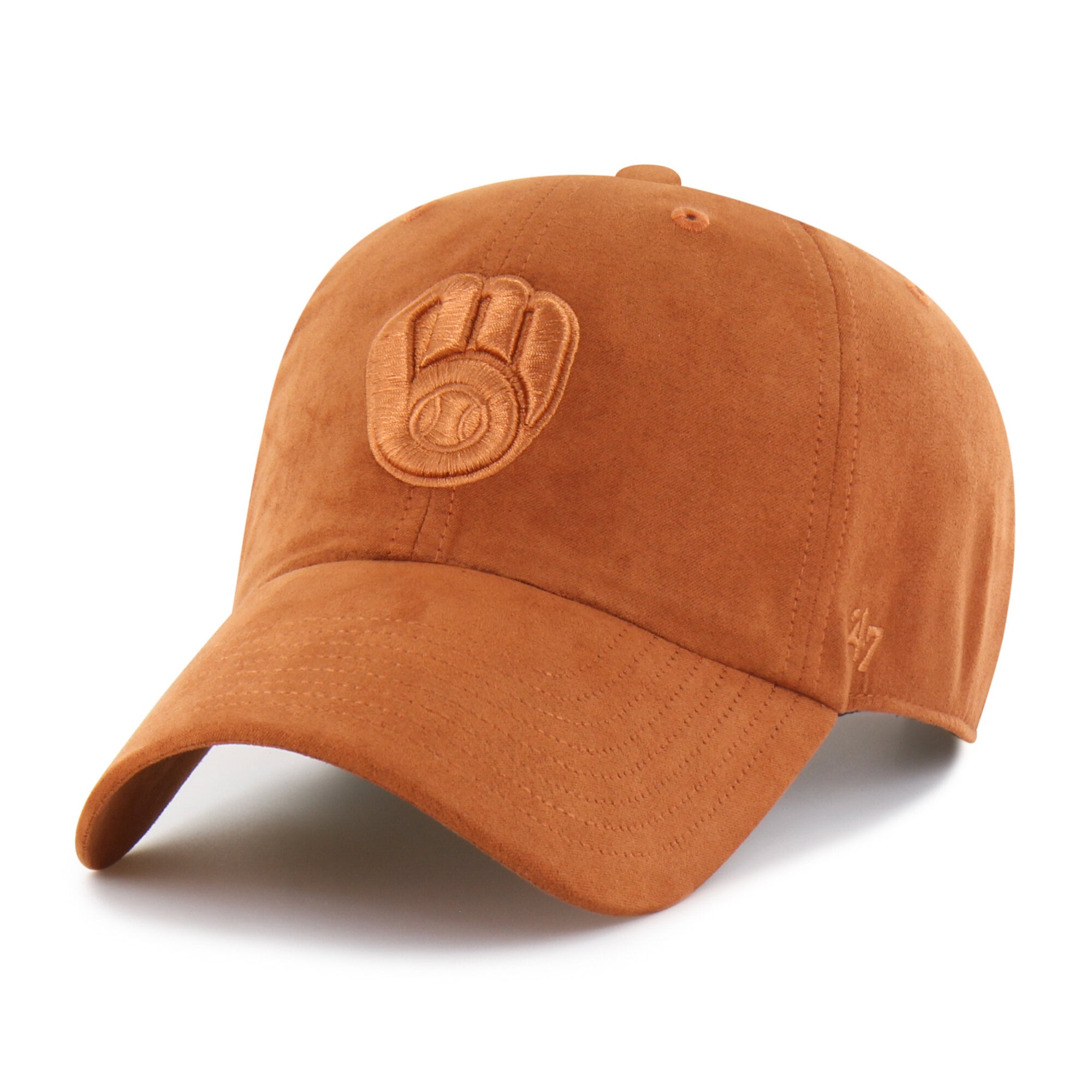 Unisex '47 Milwaukee Brewers Fall Feelings Ballpark Suede Clean Up Hat