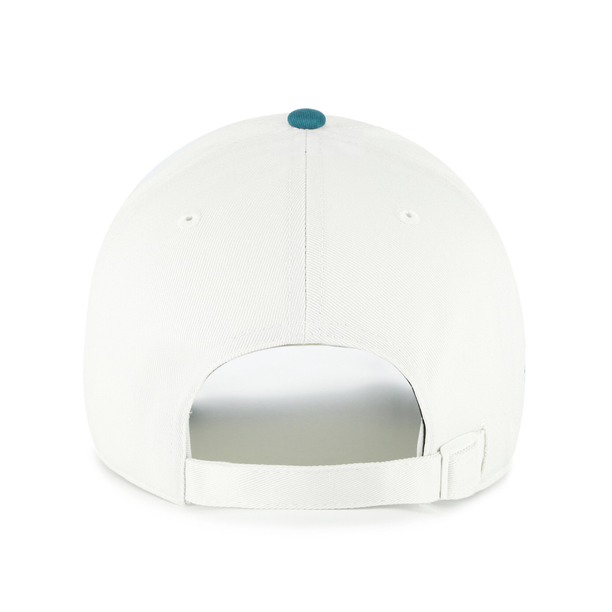 Unisex '47 White/Teal Milwaukee Brewers Contemporary Tonal Clean Up Adjustable Hat