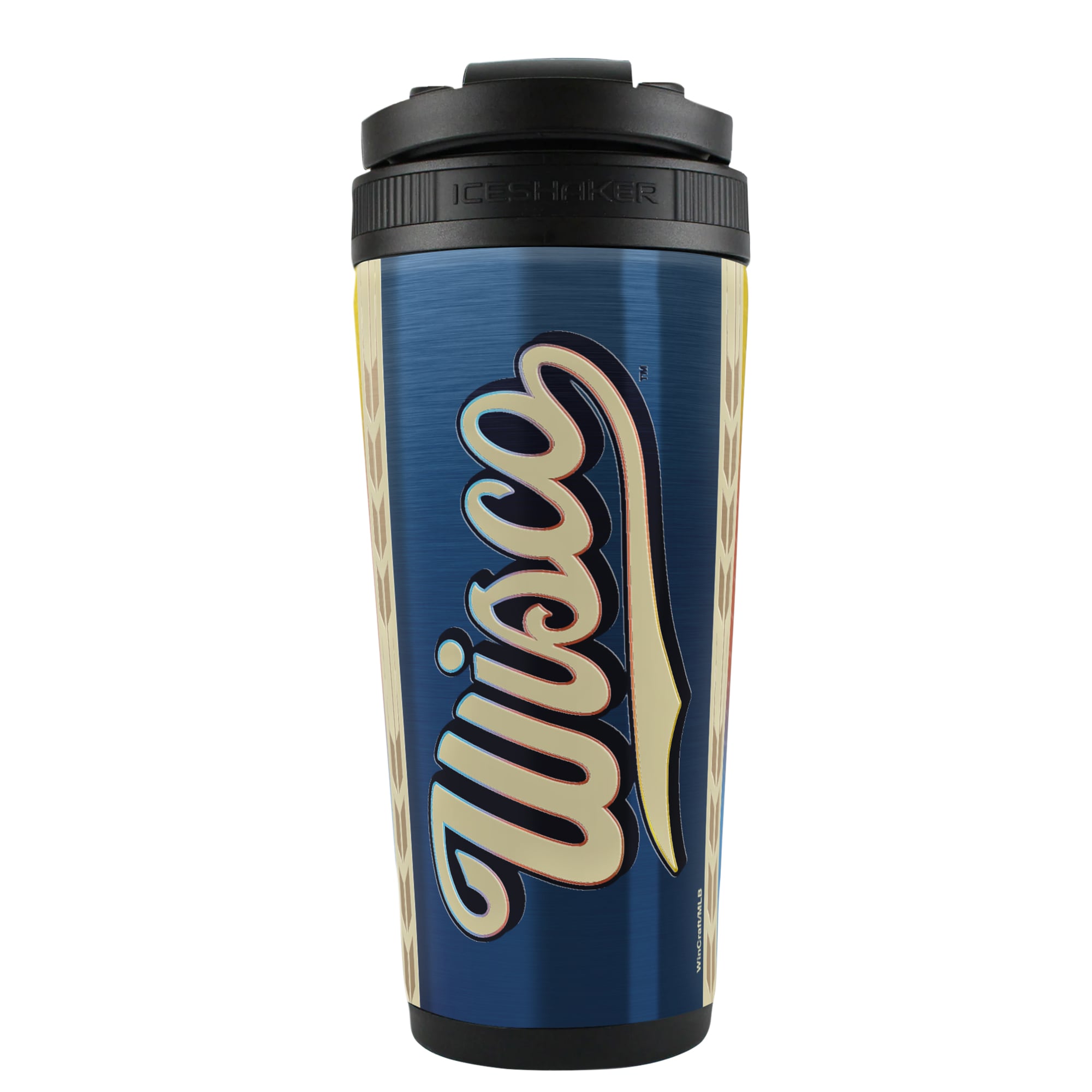 WinCraft Milwaukee Brewers 2026 City Connect 26oz. 4D Ice Shaker Bottle