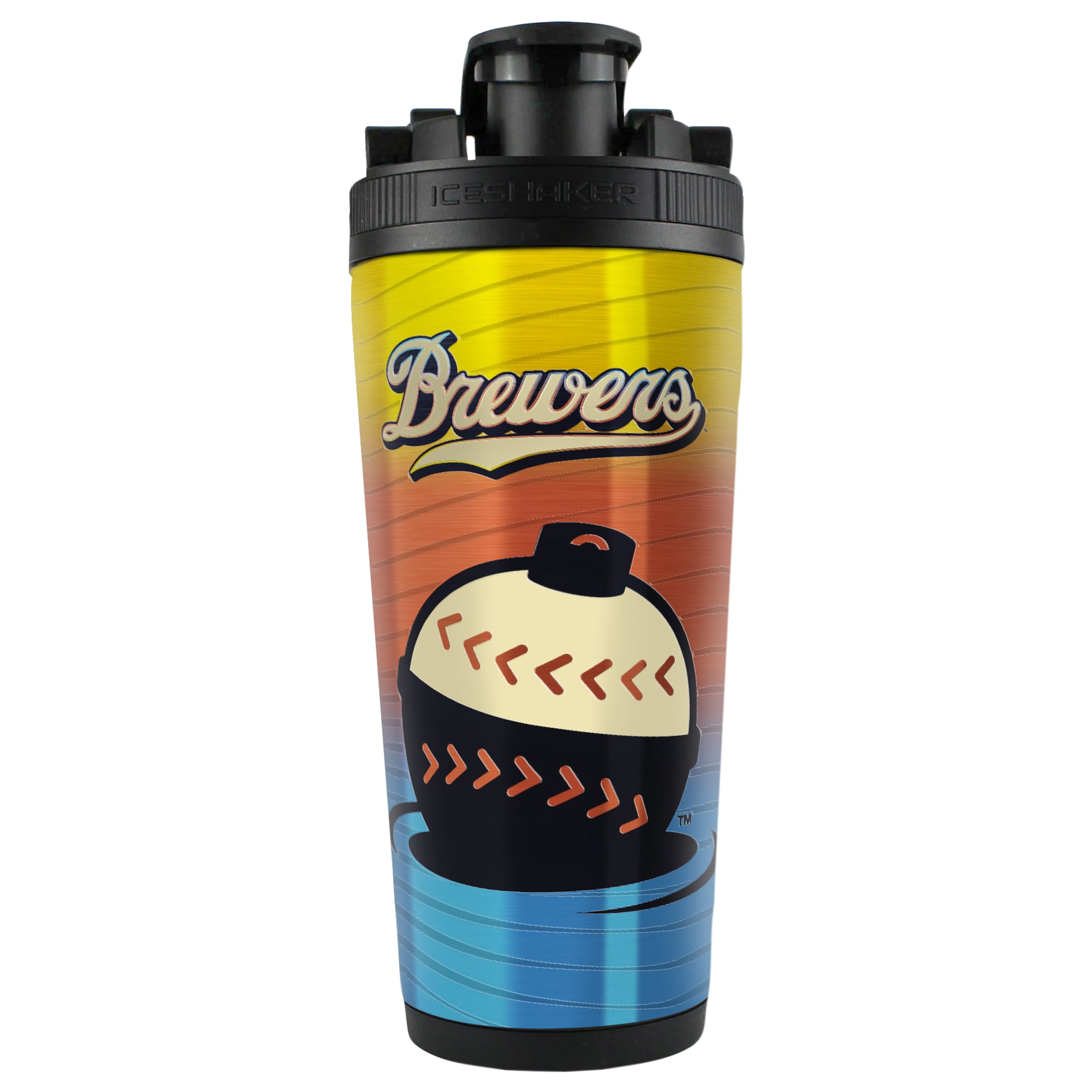WinCraft Milwaukee Brewers 2026 City Connect 26oz. 4D Ice Shaker Bottle