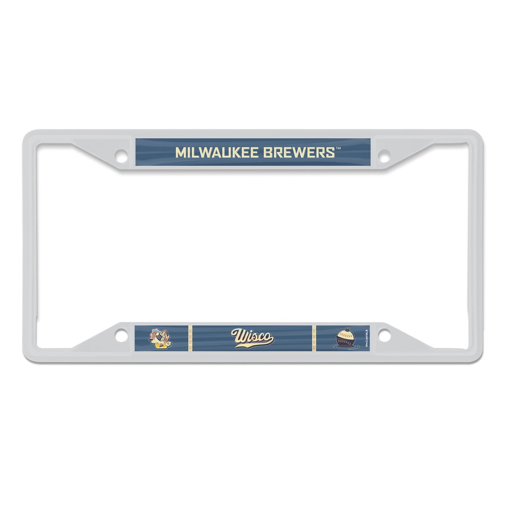 WinCraft Milwaukee Brewers 2026 City Connect Laser Cut Metal License ...