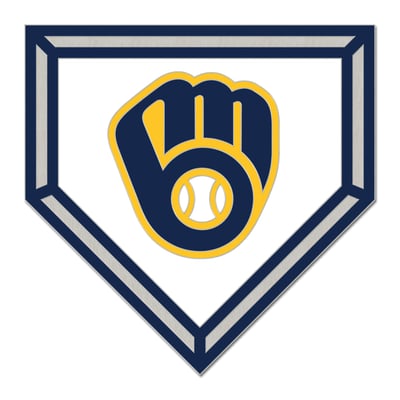 Milwaukee Brewers WinCraft Home Plate Collector Pin