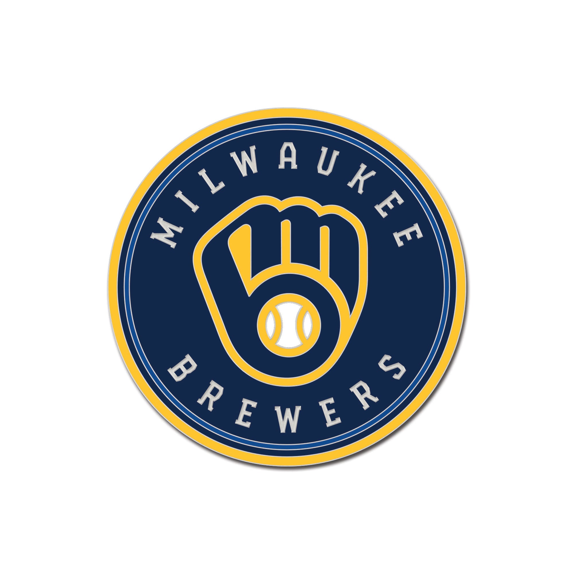 WinCraft Milwaukee Brewers Primary Collector Pin