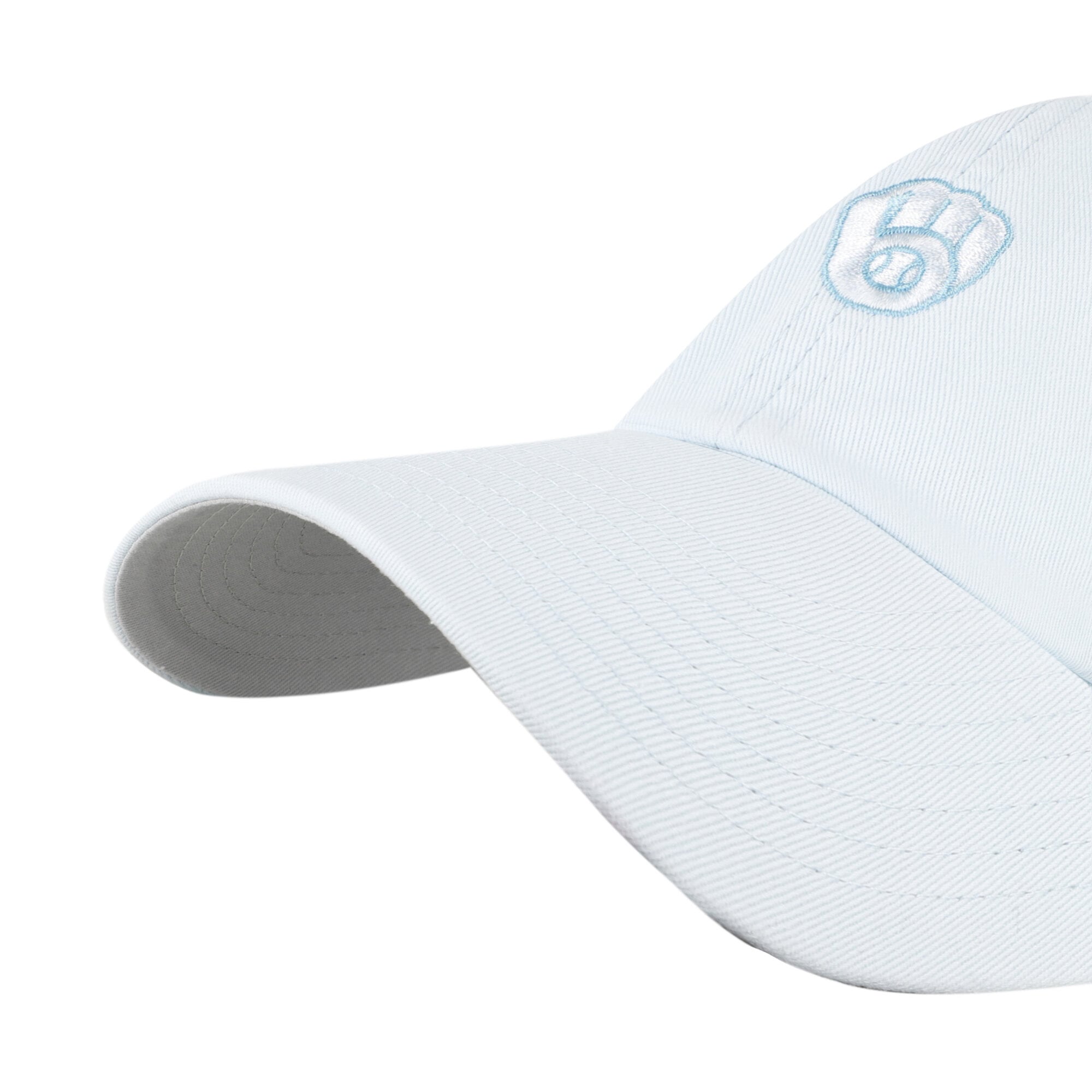 Casquette ajustable Milwaukee Brewers Pastel Clean Up rose clair pour femme, modèle 47