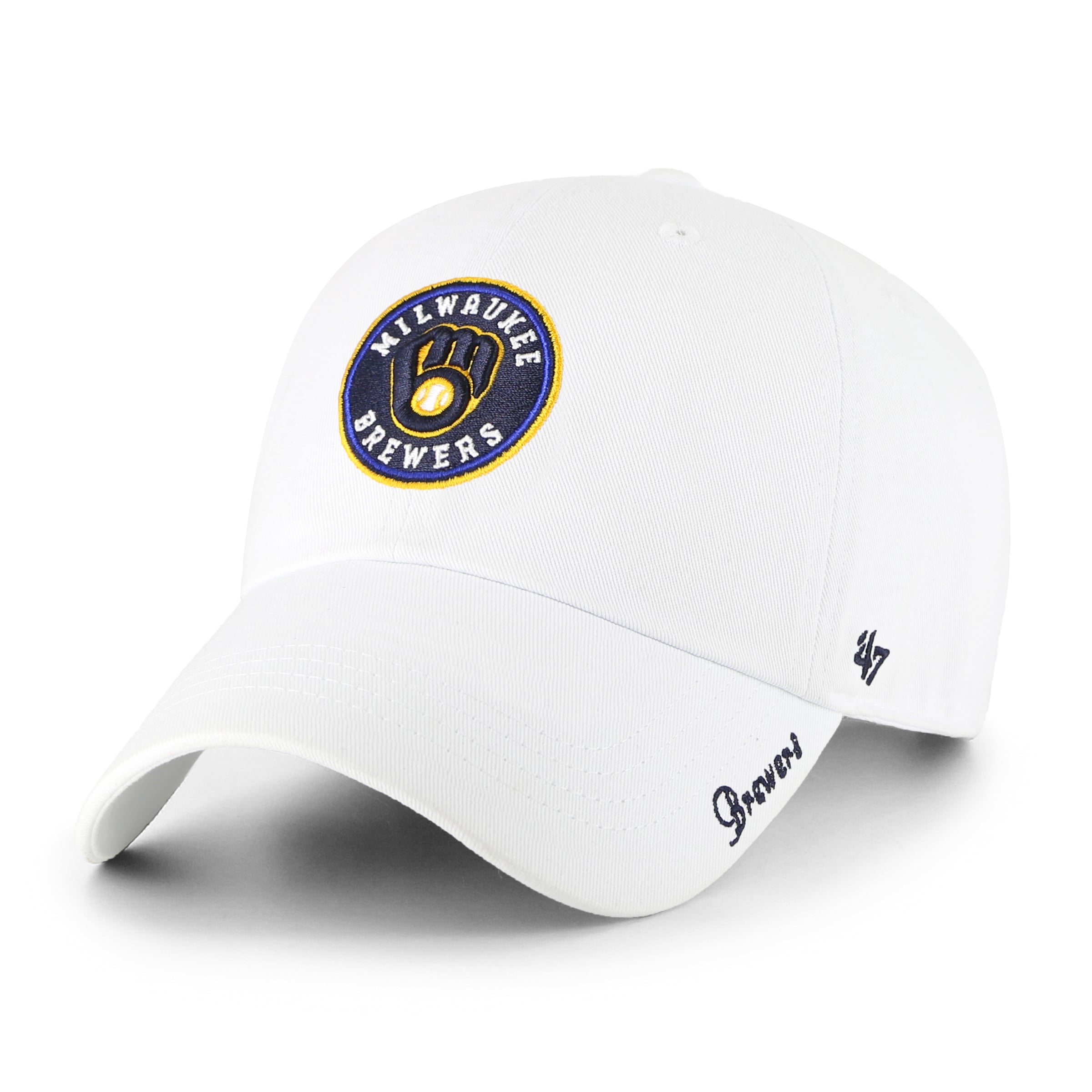Casquette ajustable pour femme '47 Milwaukee Brewers Miata blanche