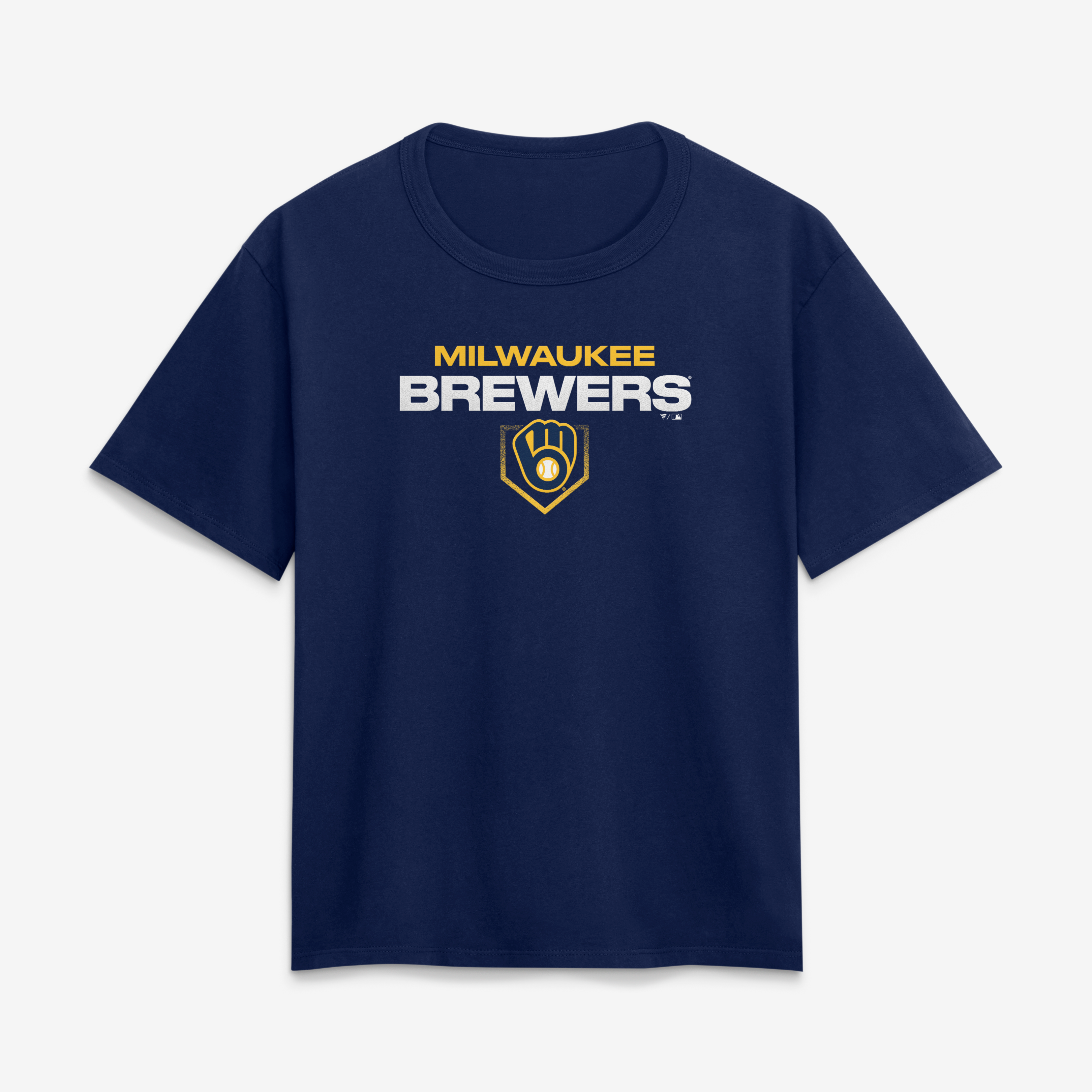 Women's Fanatics Navy Milwaukee Brewers Legacy T-Shirt