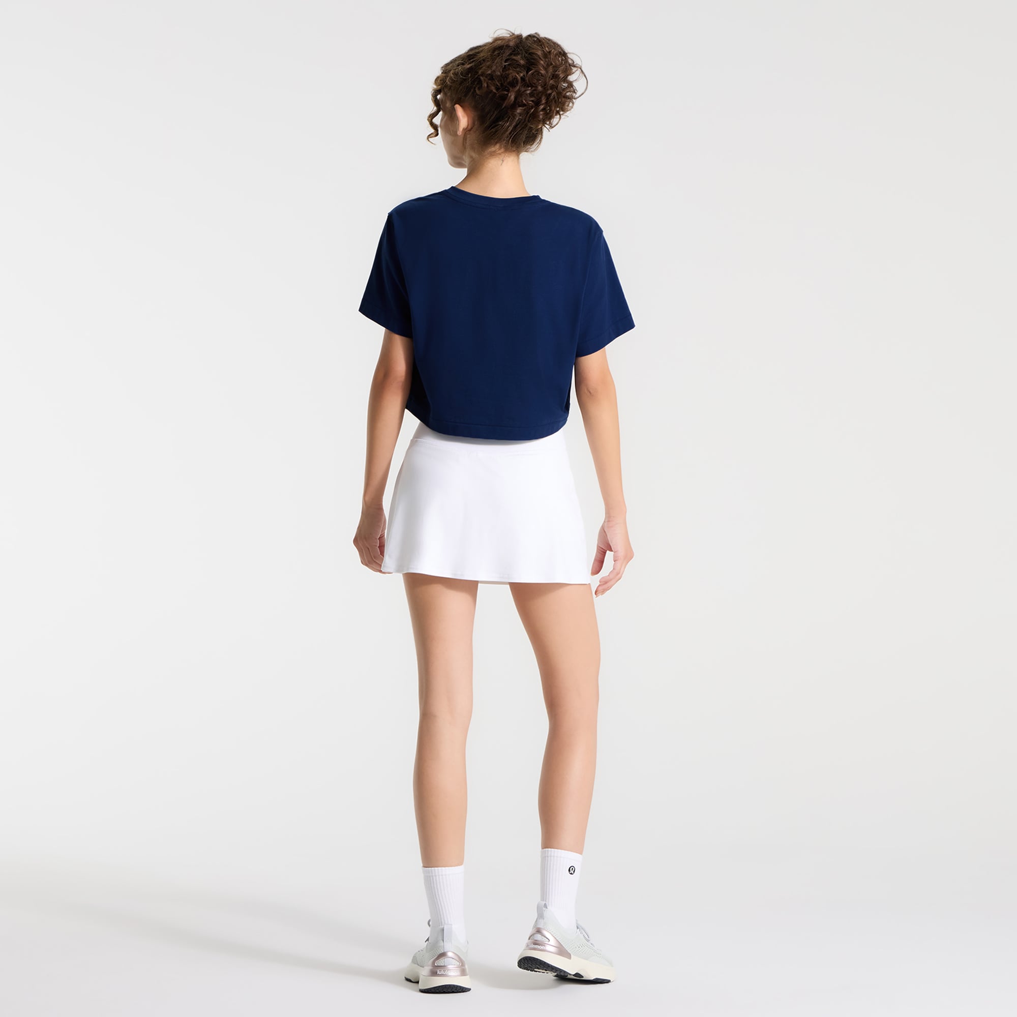 T-shirt court en coton biologique lululemon Midnight Shadow Milwaukee Brewers All Yours pour femme