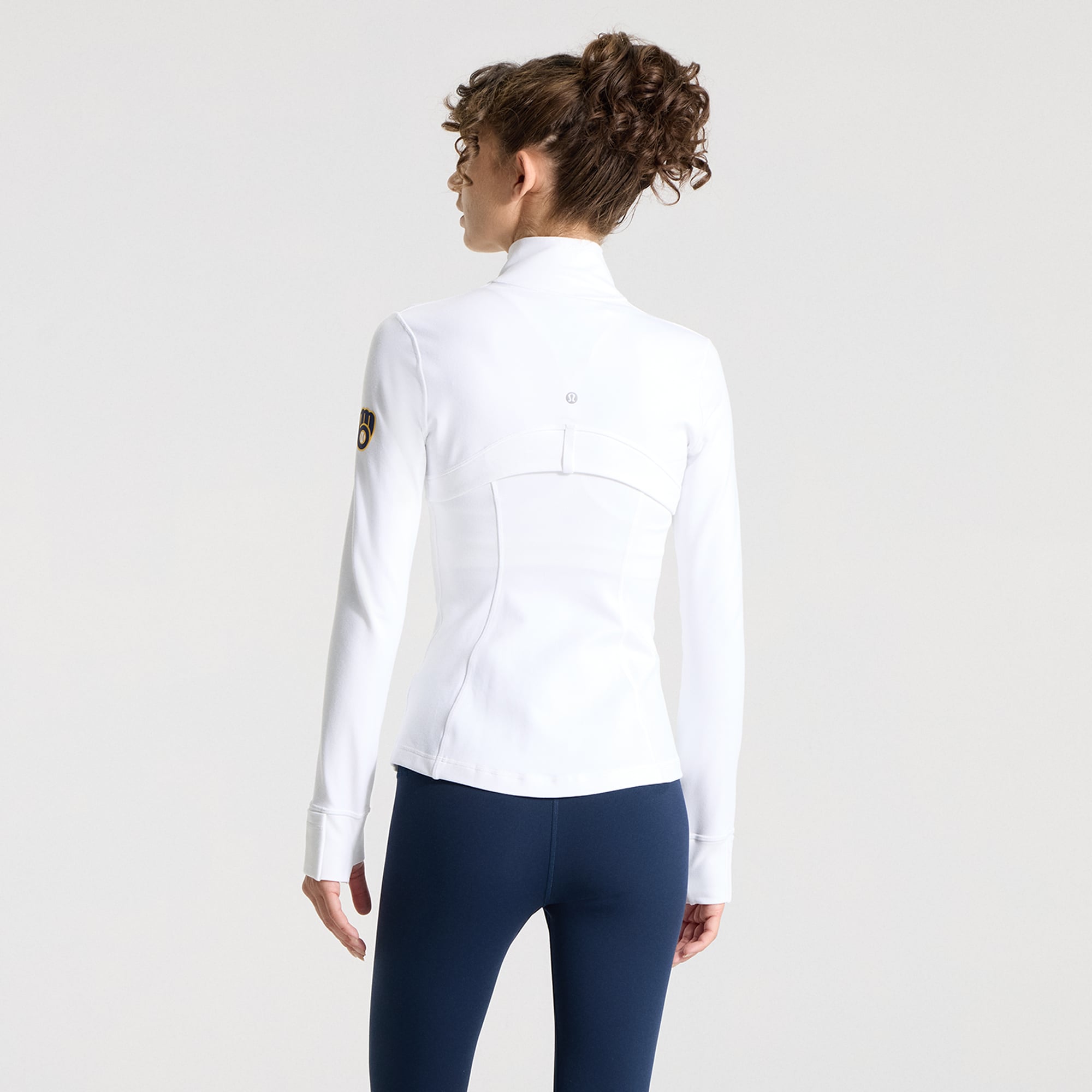 Veste Define blanche Milwaukee Brewers pour femme de lululemon *Luon™