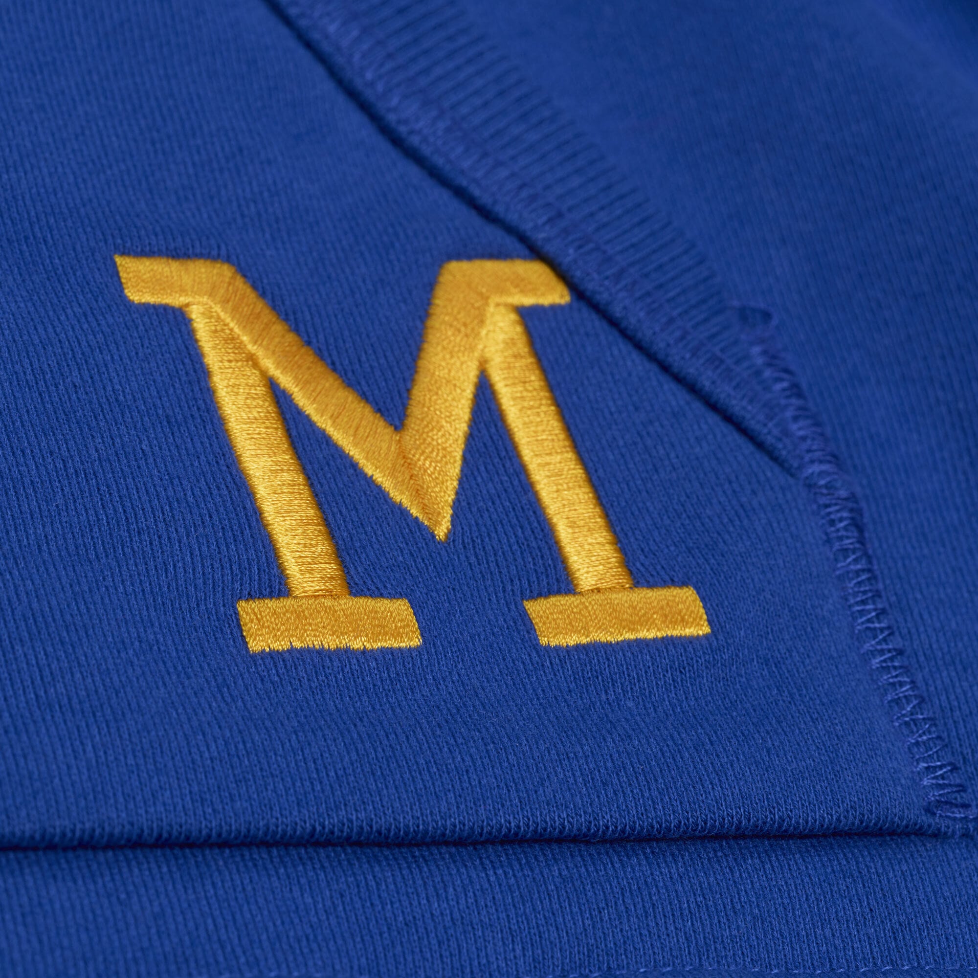 Women's Mitchell & Ness Royal Milwaukee Brewers Cooperstown Collection Retro Roots Pullover Hoodie