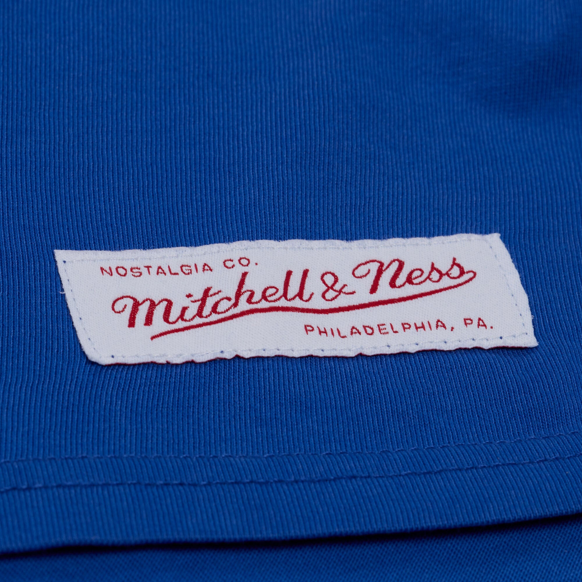 Women's Mitchell & Ness Royal Milwaukee Brewers Core Essentials Boxy Crop T-Shirt