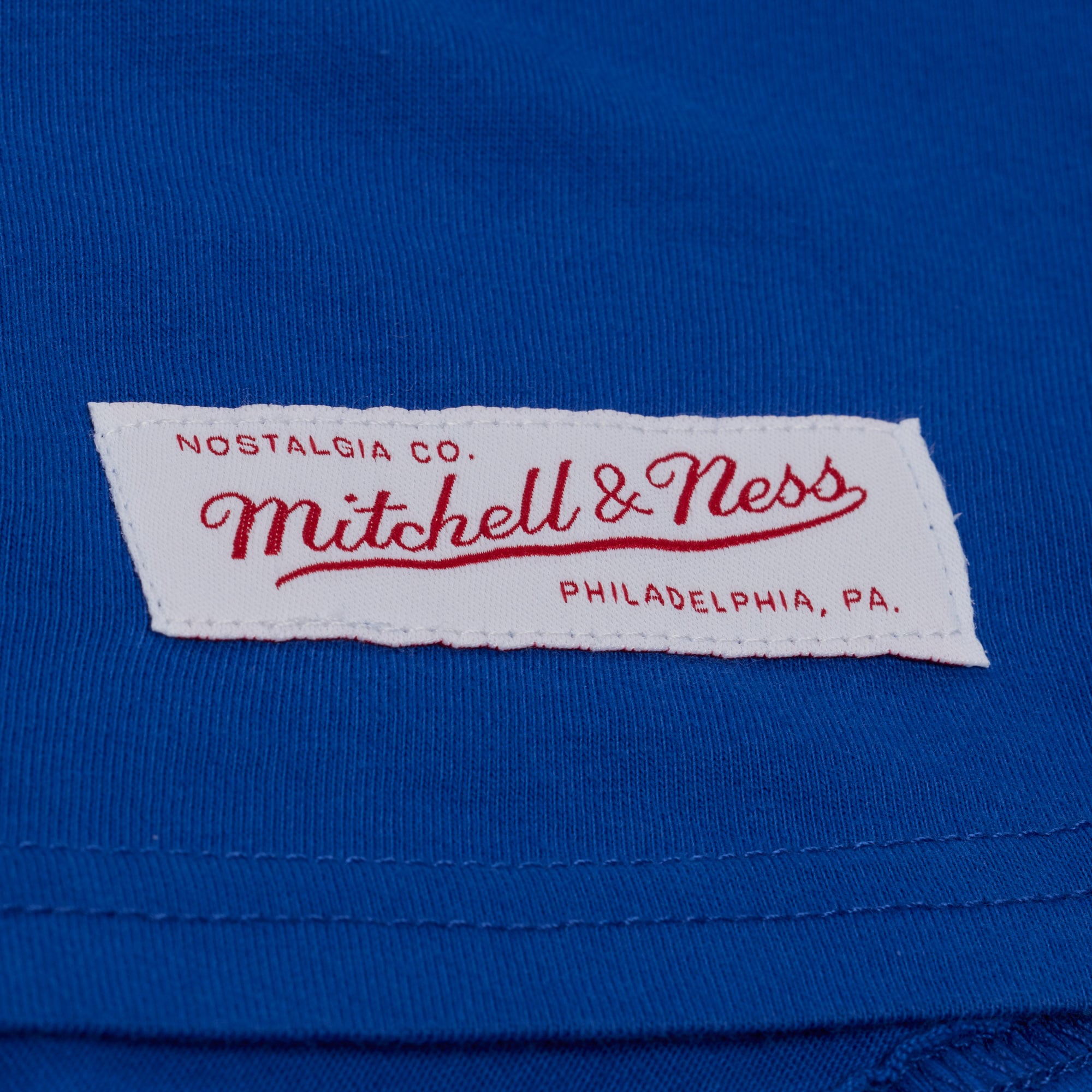 Women's Mitchell & Ness Royal Milwaukee Brewers Street Graphics T-Shirt