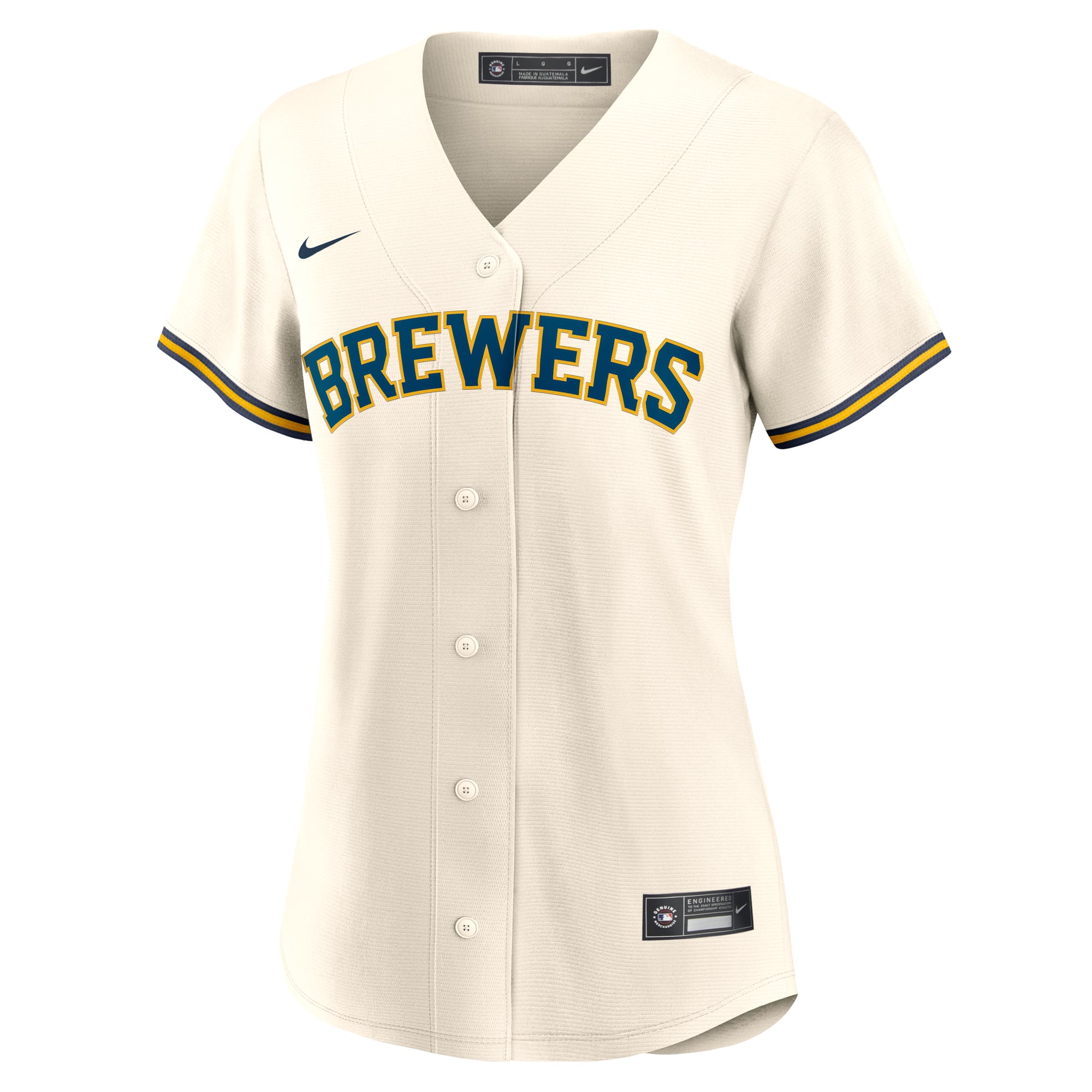 Women's Nike Blake Perkins Cream Milwaukee Brewers Home Replica Jersey