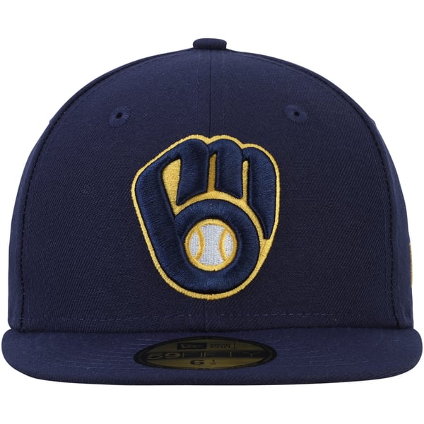 Casquette Milwaukee Brewers New Era 39Thirty - Couleur Gris 'Grayed Out' - Taille XL Ajustable - Neuf - MLB