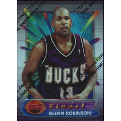 1994-95 Finest Refractors #166 Glenn Robinson