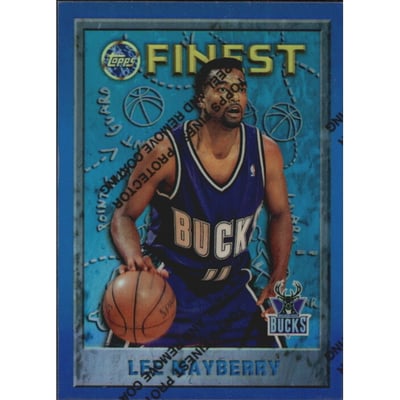 1995-96 Finest Refractors #66 Lee Mayberry